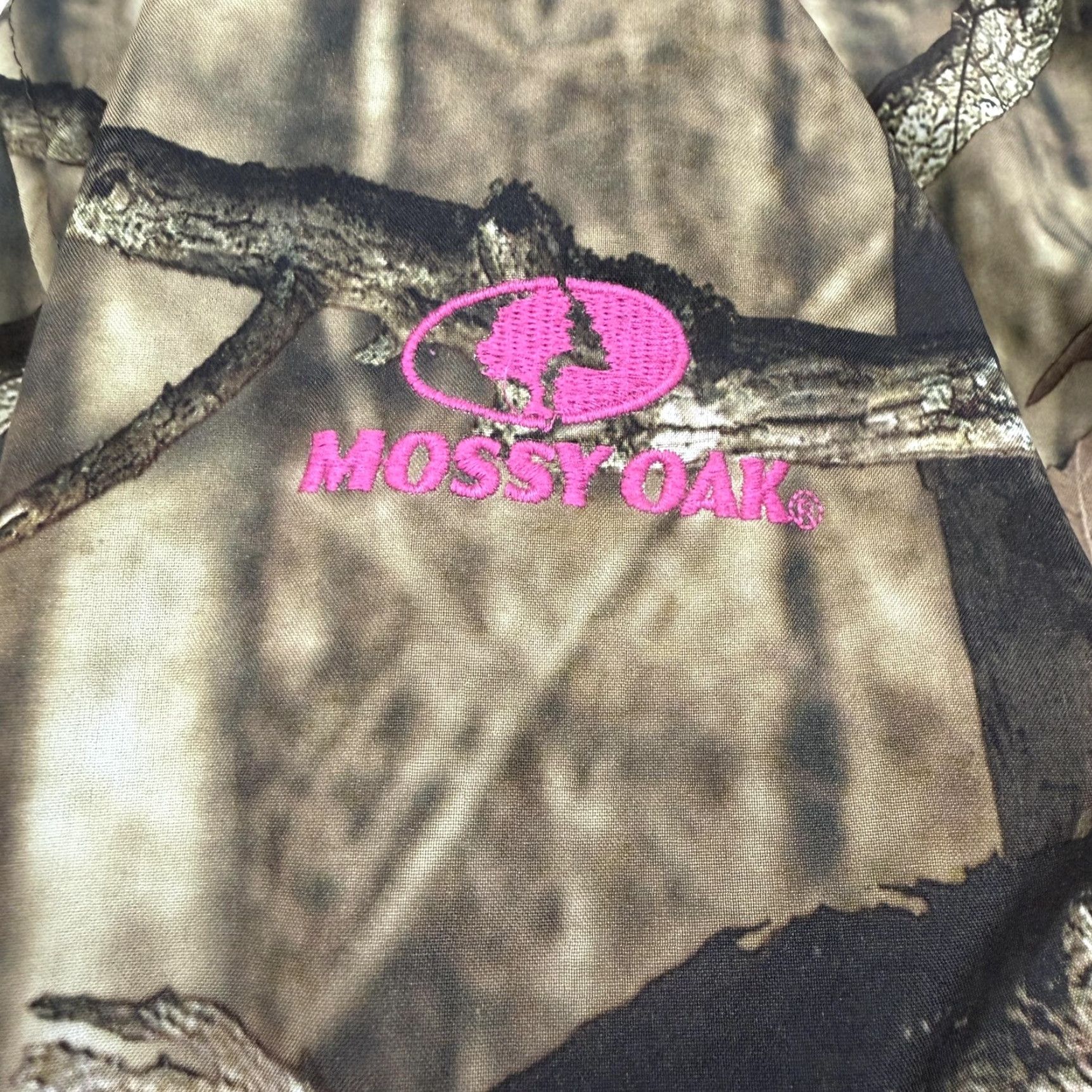Vintage Mossy Oak Womens Jacket Camouflage Softshell Brown M Mid-Length Zip Pockets Full Zip Collared Lined Outdoor Casual Travel Mens Womens Size M / US 6-8 / IT 42-44 - 6 Thumbnail