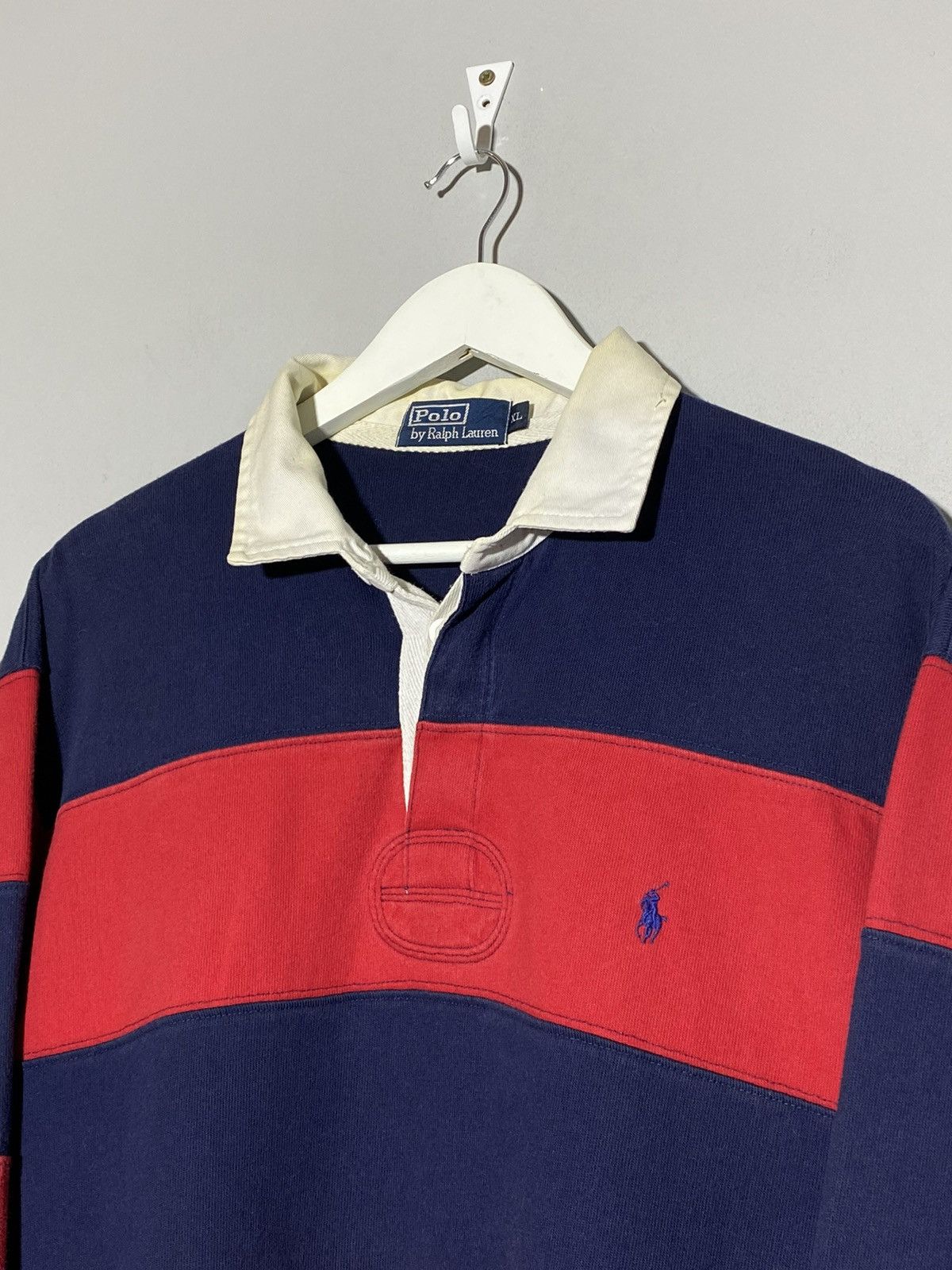 Polo Ralph Lauren 🔥 Y2K POLO RALPH LAUREN RUGBY SHIRT VINTAGE USA PREPPY OG Size US XL / EU 56 / 4 - 4 Thumbnail