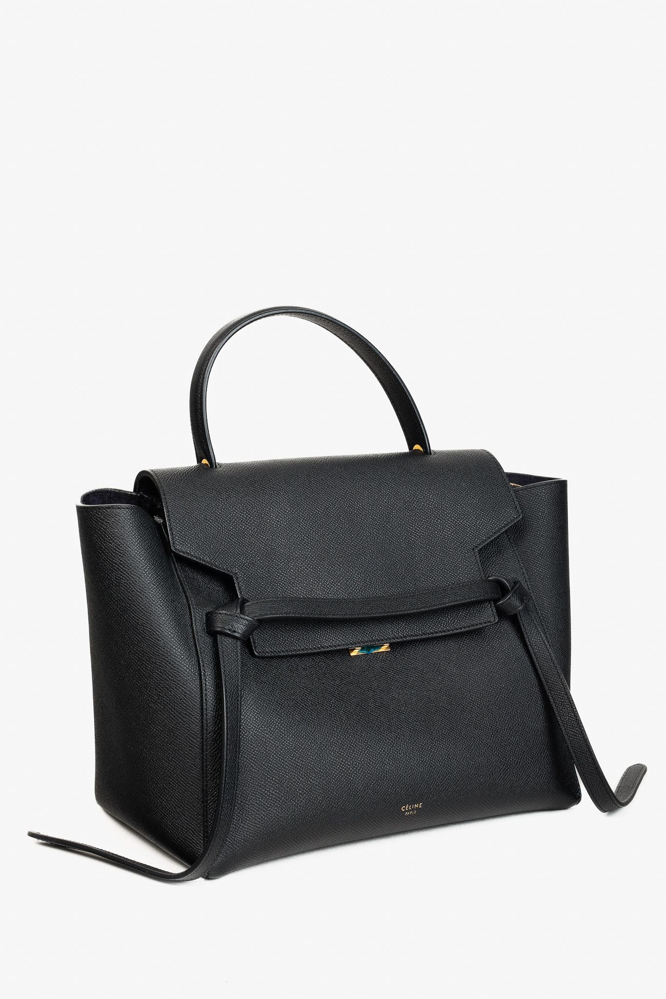 Celine Celine Mini Belt Bag in Black Grained Calfskin Size ONE SIZE - 2 Thumbnail