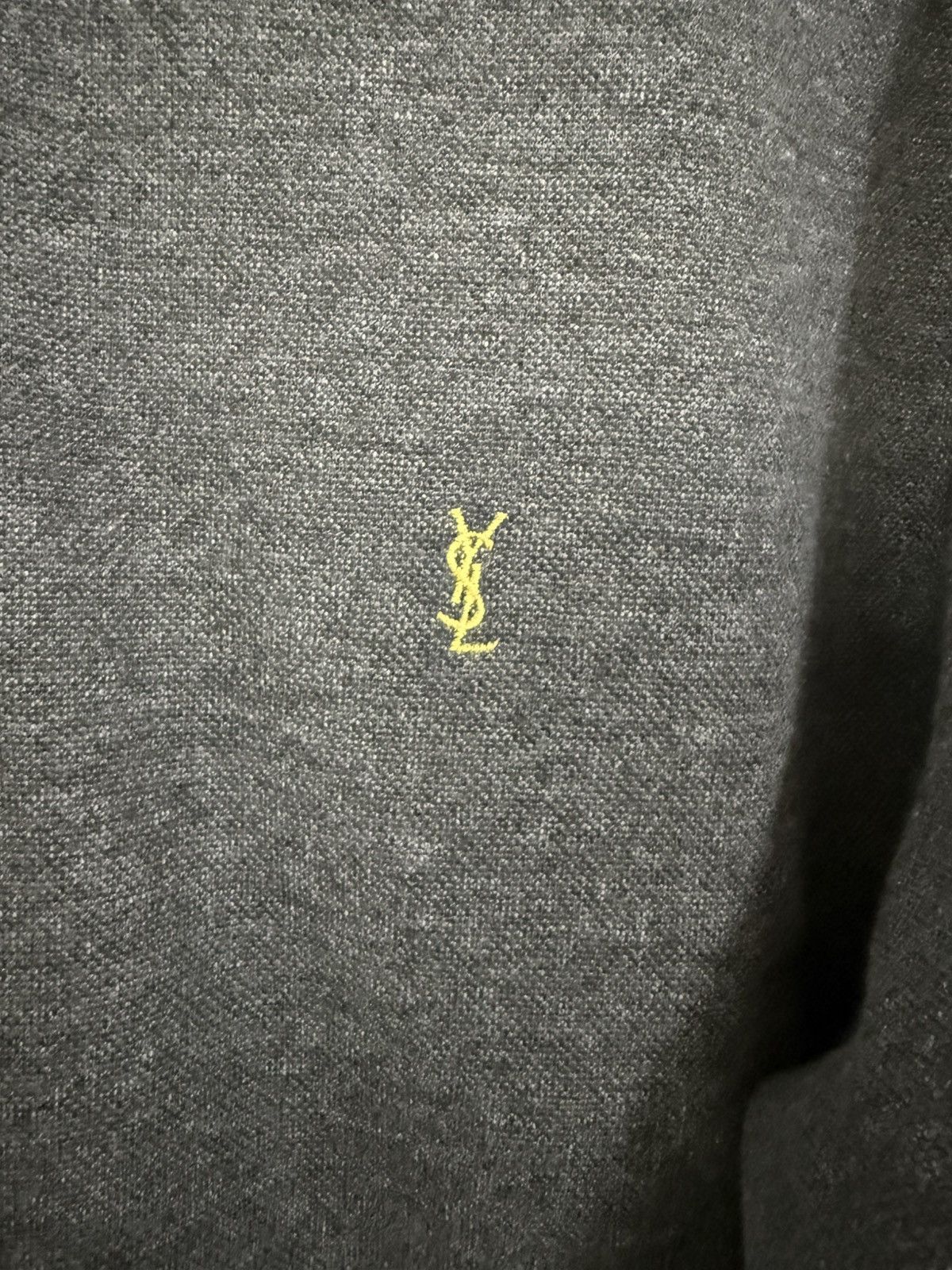 Yves Saint Laurent YSL Sweatshirt Polo vintage Yves Saint Laurent Gray Size US M / EU 48-50 / 2 - 3 Thumbnail