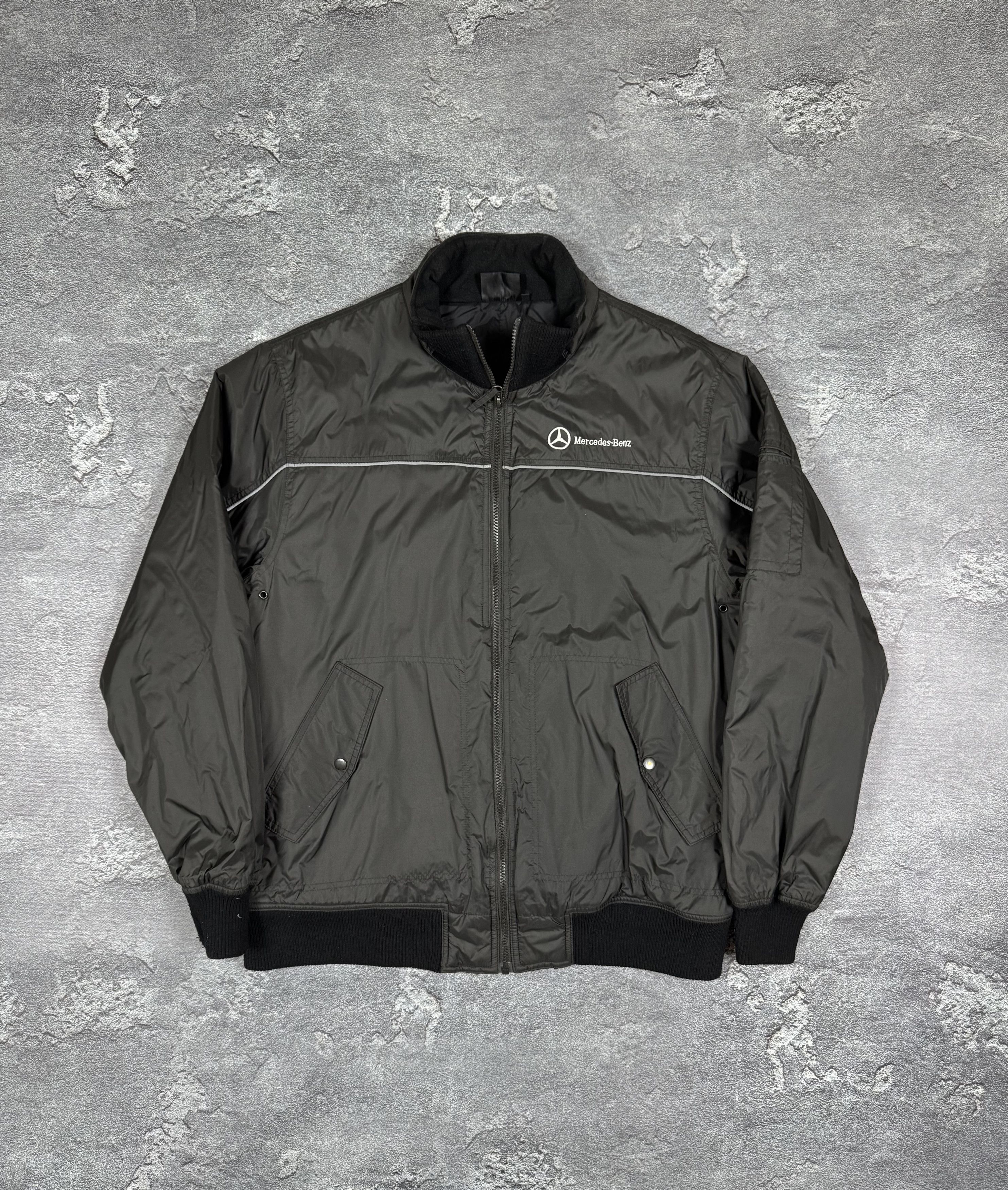 Mercedes-Benz Mercedes-Benz Nylon Y2K Racer Jacket Size XL Streetwear Size US XL / EU 56 / 4 - 1 Thumbnail