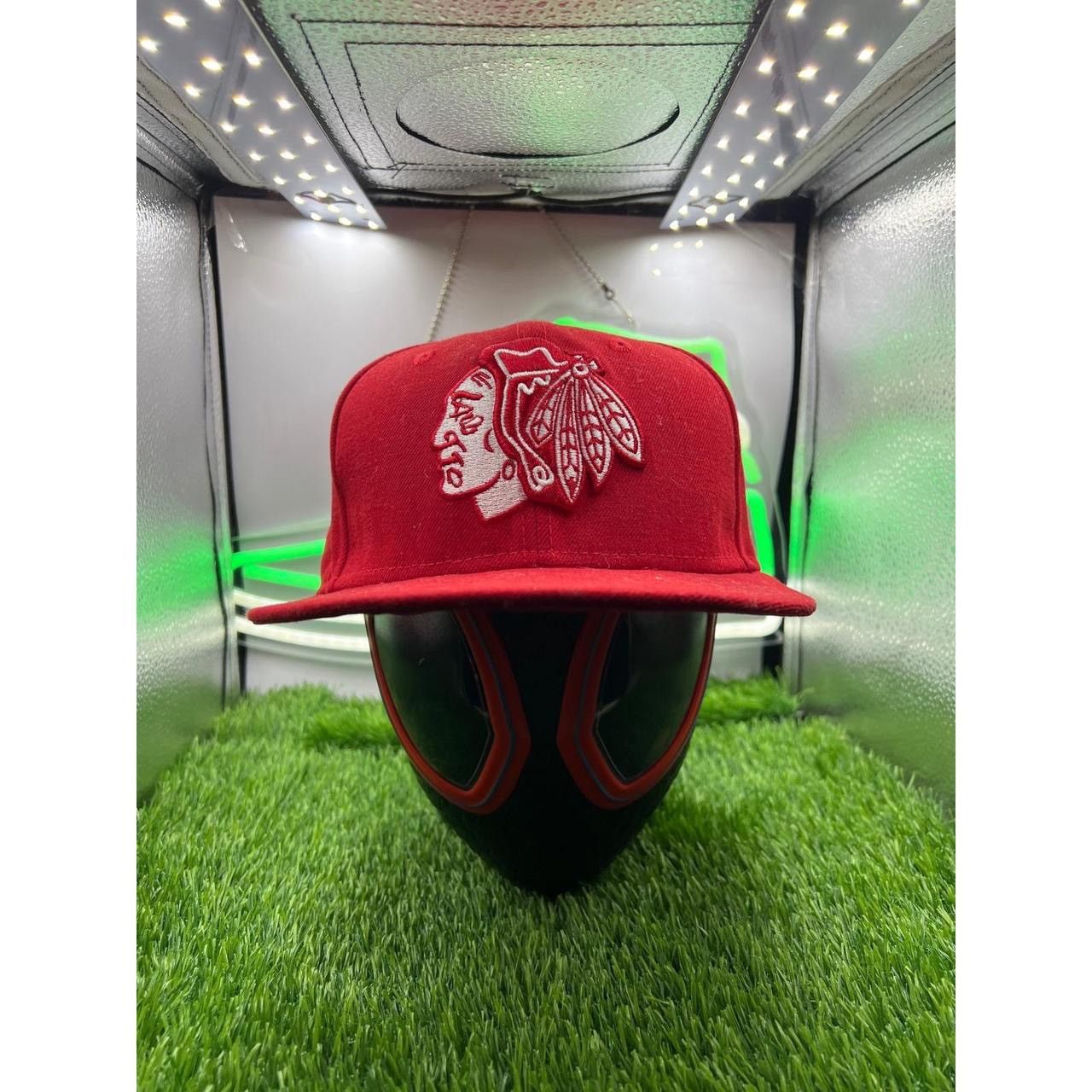 New Era New Era Chicago Blackhawks 59FIFTY Fitted Hat Size 7 1/4 Size ONE SIZE - 1 Thumbnail
