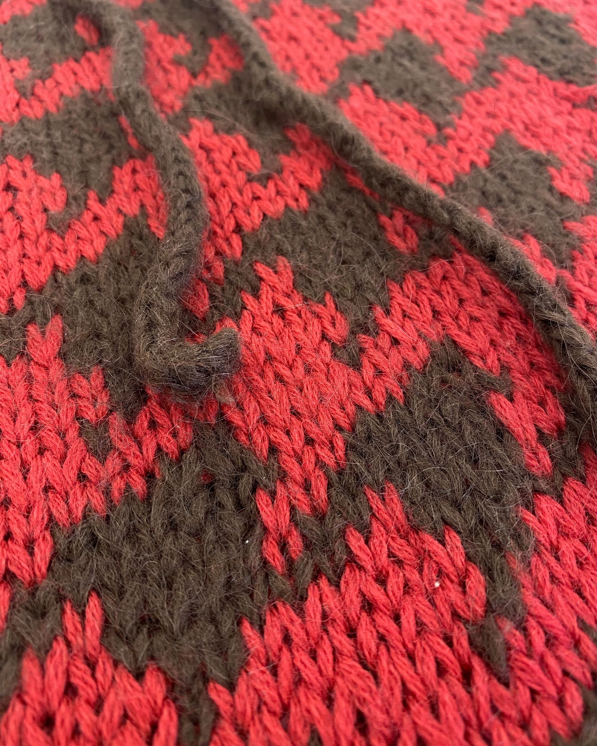 Replay 2000s Wool Rough Knit Skirt Size 29" - 5 Thumbnail