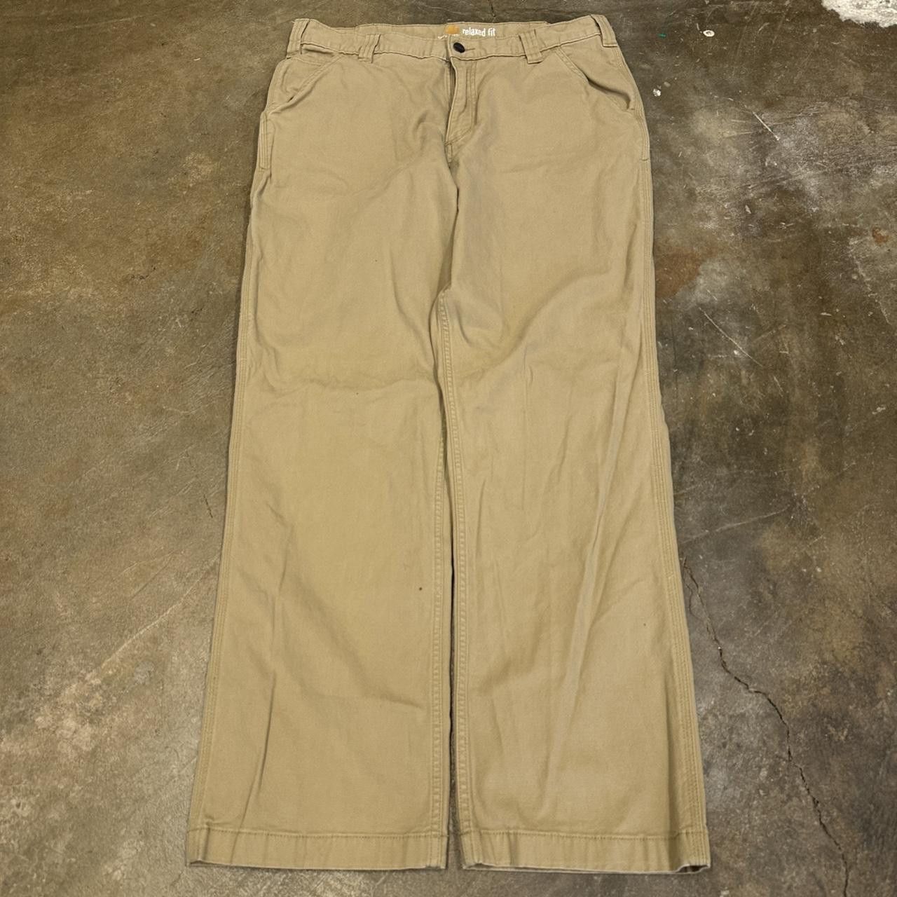 Carhartt Vintage Carhartt Relaxed Fit Carpenter Pants 36 x 32 Tan Size US 36 / EU 52 - 2 Thumbnail