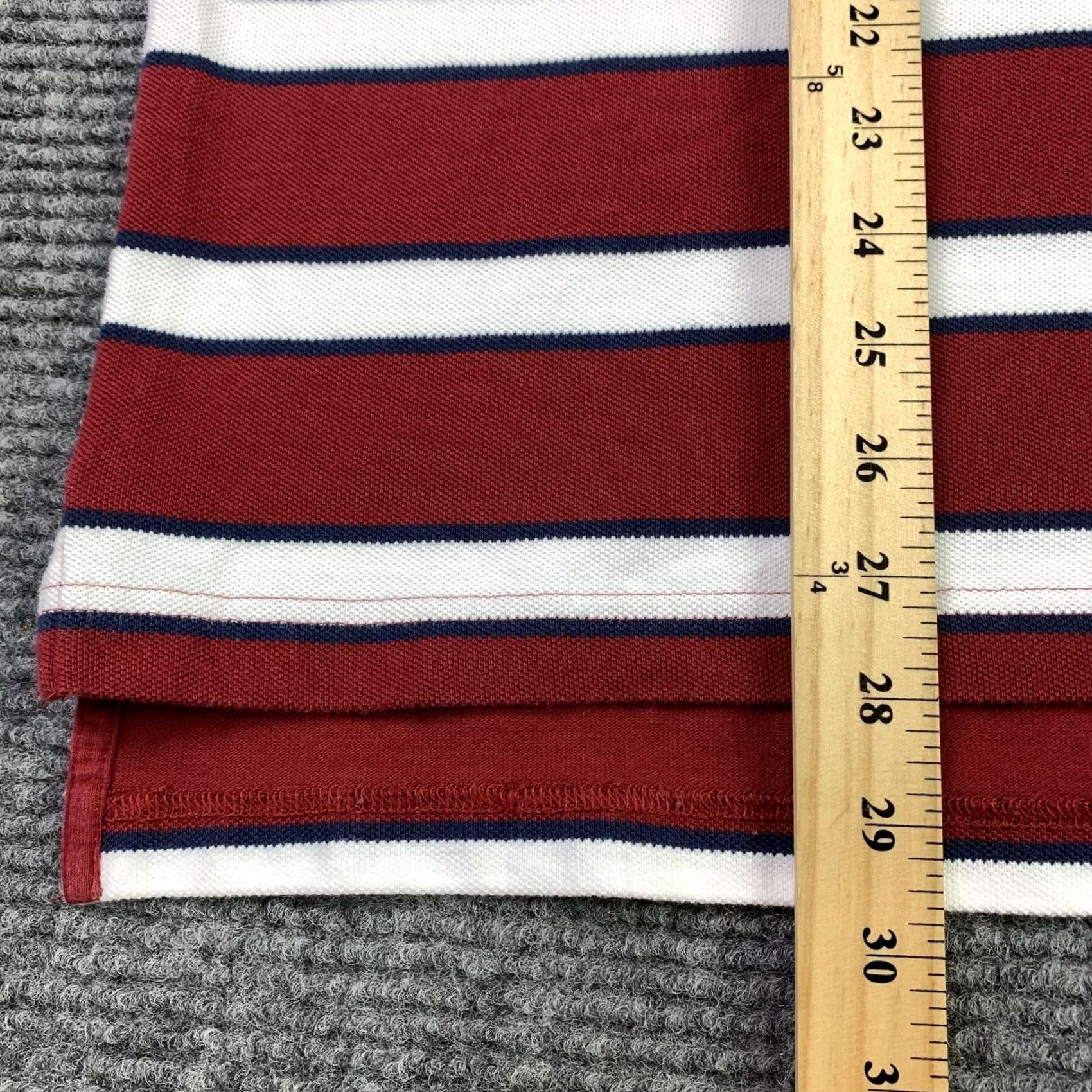 Brooks Brothers Brooks Brothers 346 Red Striped Polo Shirt Original Fit Embroidered Logo Men Large Size 42R - 5 Thumbnail