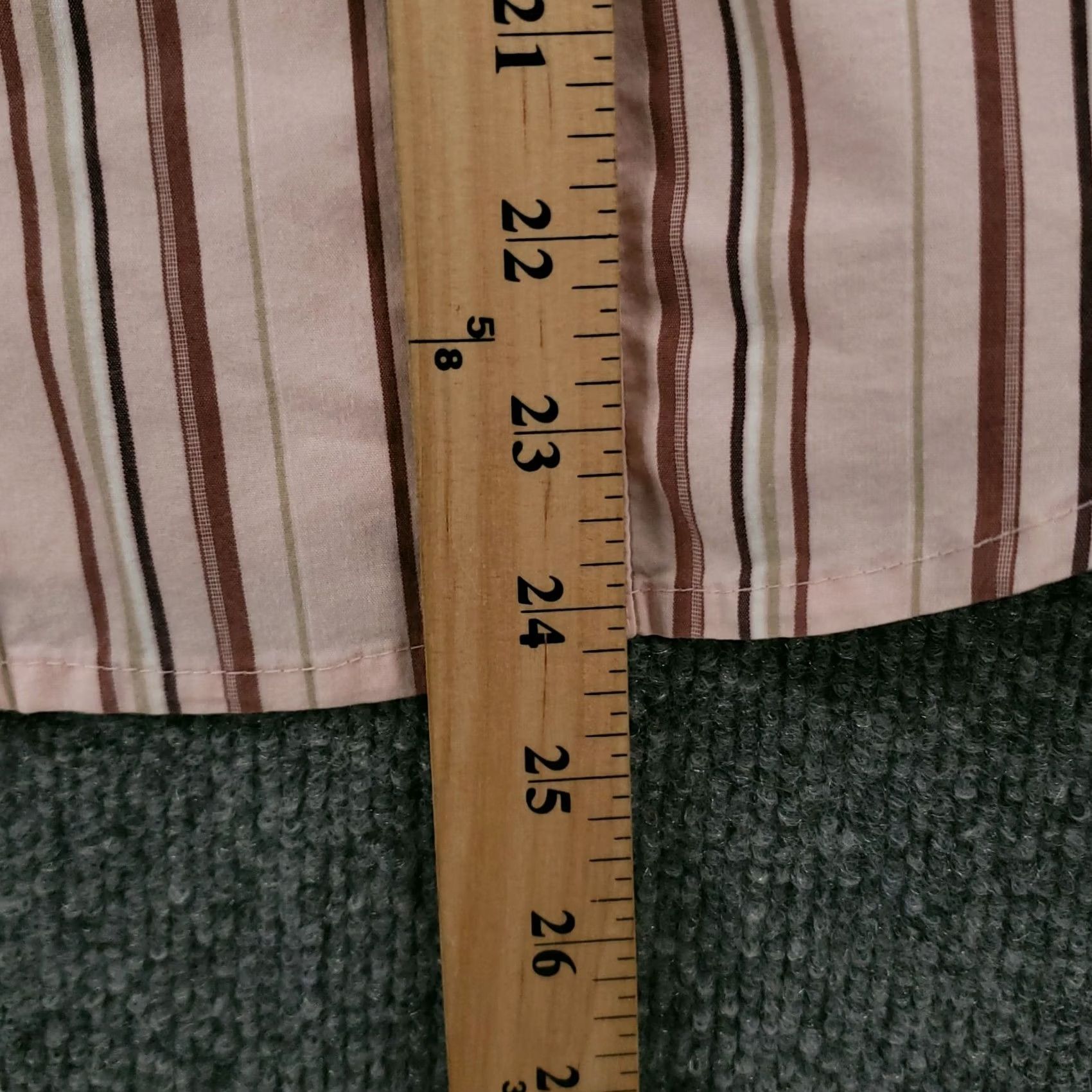 Old Navy Old Navy Womens L Large Pink Striped Stretch Button Up Shirt Casual Size L / US 10 / IT 46 - 6 Thumbnail
