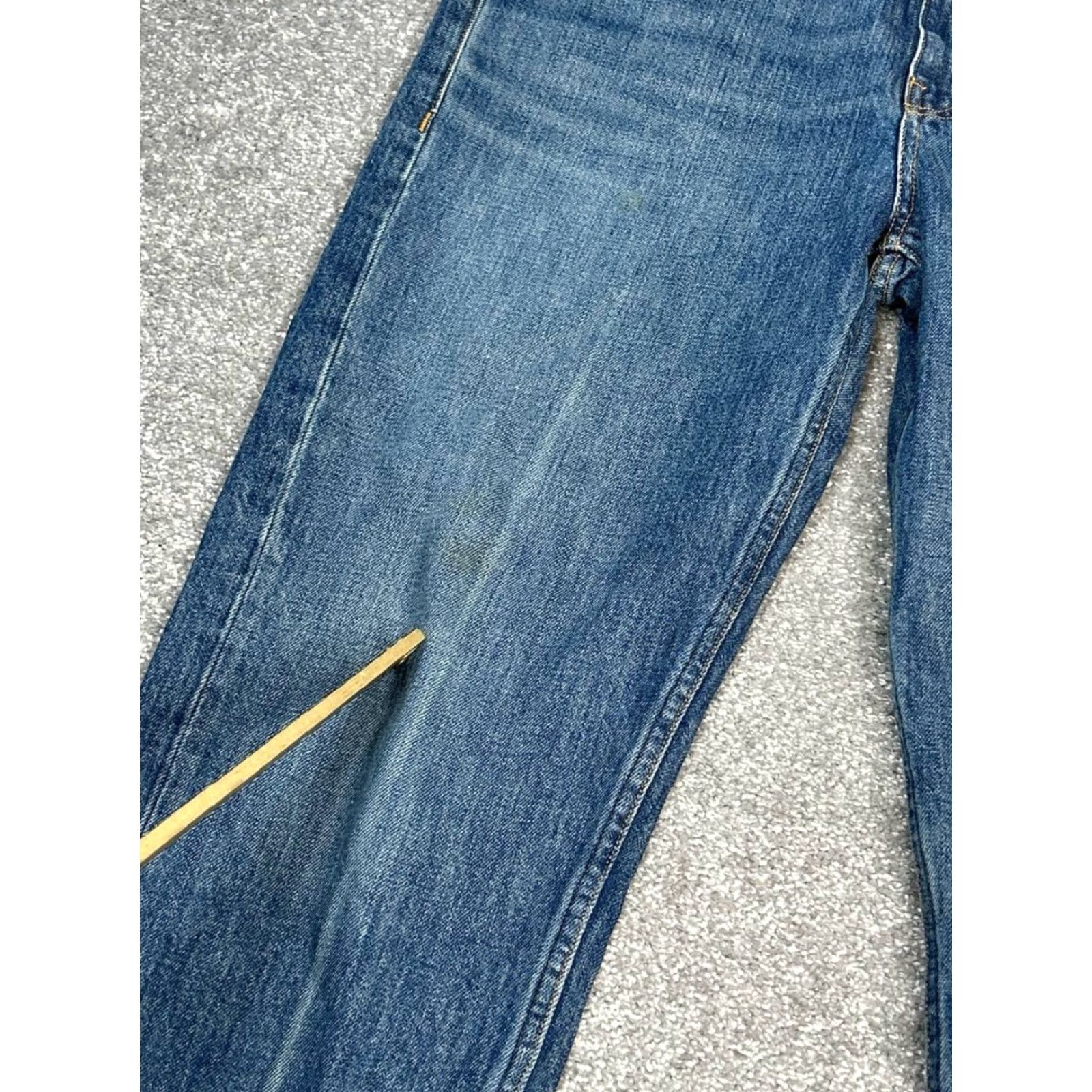 Proenza Schouler VINTAGE Proenza Schouler Jeans Womens 28 Blue Denim Cotton High Rise Straight Leg 35x30 Size 28" / US 6 / IT 42 - 2 Thumbnail