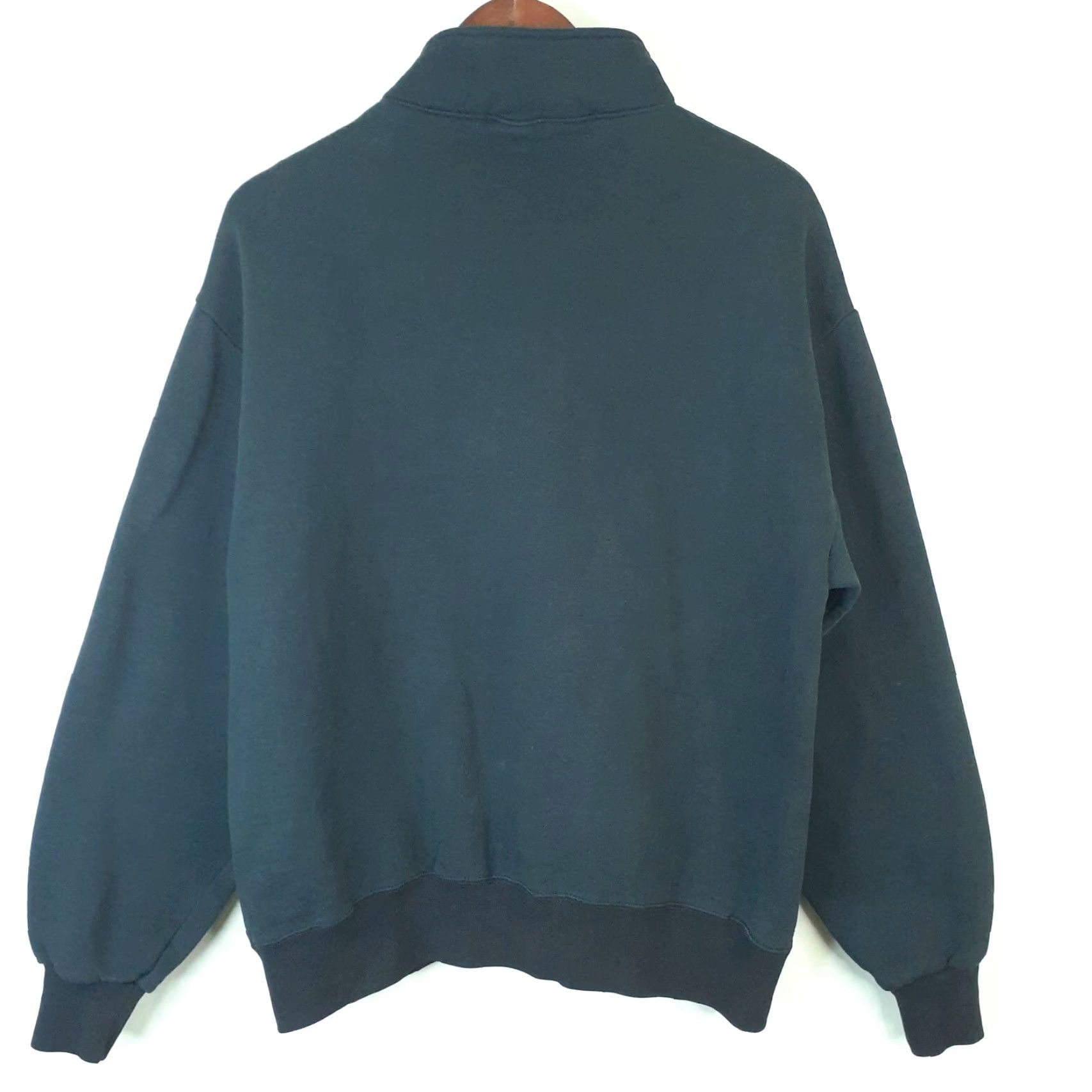 Jerzees VINTAGE Atlantic City 1/4 Zip Long Sleeve Sweatshirt Fits Medium Faded Black Jerzees Unisex Adults Sweatshirt 1/4 Zip City Pullover Casual Size US M / EU 48-50 / 2 - 3 Thumbnail
