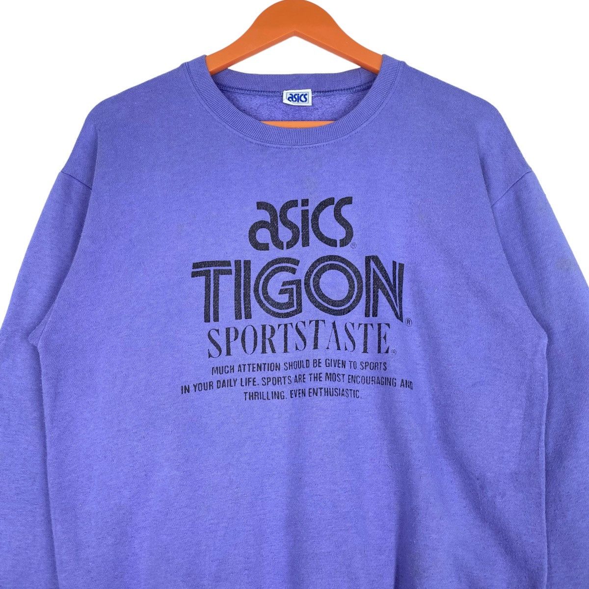 Asics Asics Tigon Sweatshirt Crewneck Pullover Jumper Size US M / EU 48-50 / 2 - 2 Thumbnail