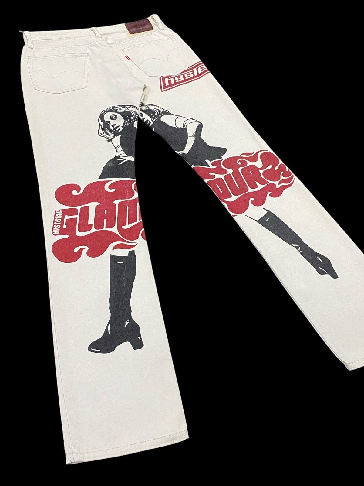 Hysteric Glamour Rare‼️Hysteric Glamour Big Print Pants Size US 29 - 24 Thumbnail