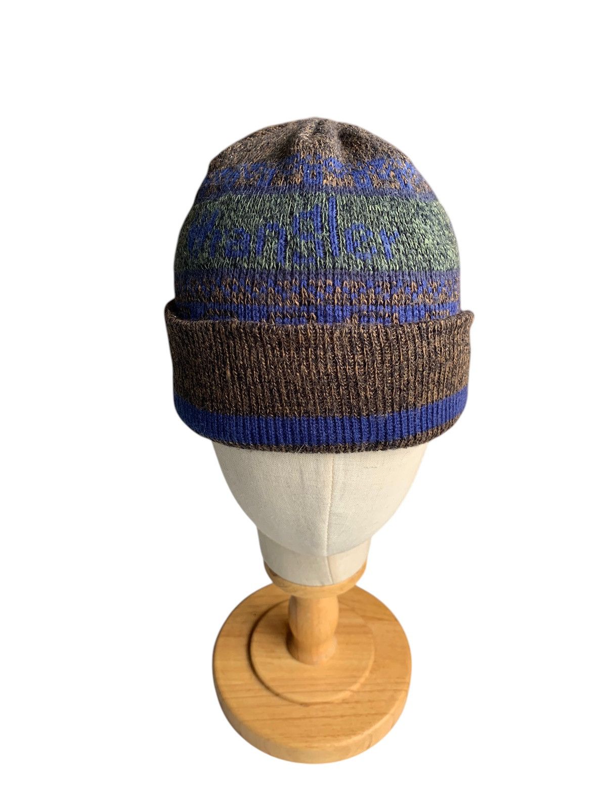 Japanese Brand × Vintage × Wrangler VINTAGE WRANGLER WOOL RARE DESIGN WINTER SESSIONS BEANIE HAT Size ONE SIZE - 6 Thumbnail