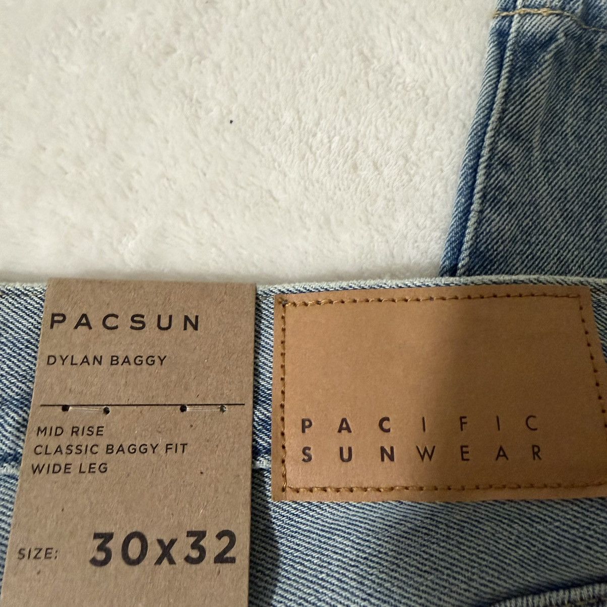 Pacsun Pacsun Dylan Baggy Light Blue Jeans Size US 30 / EU 46 - 5 Thumbnail
