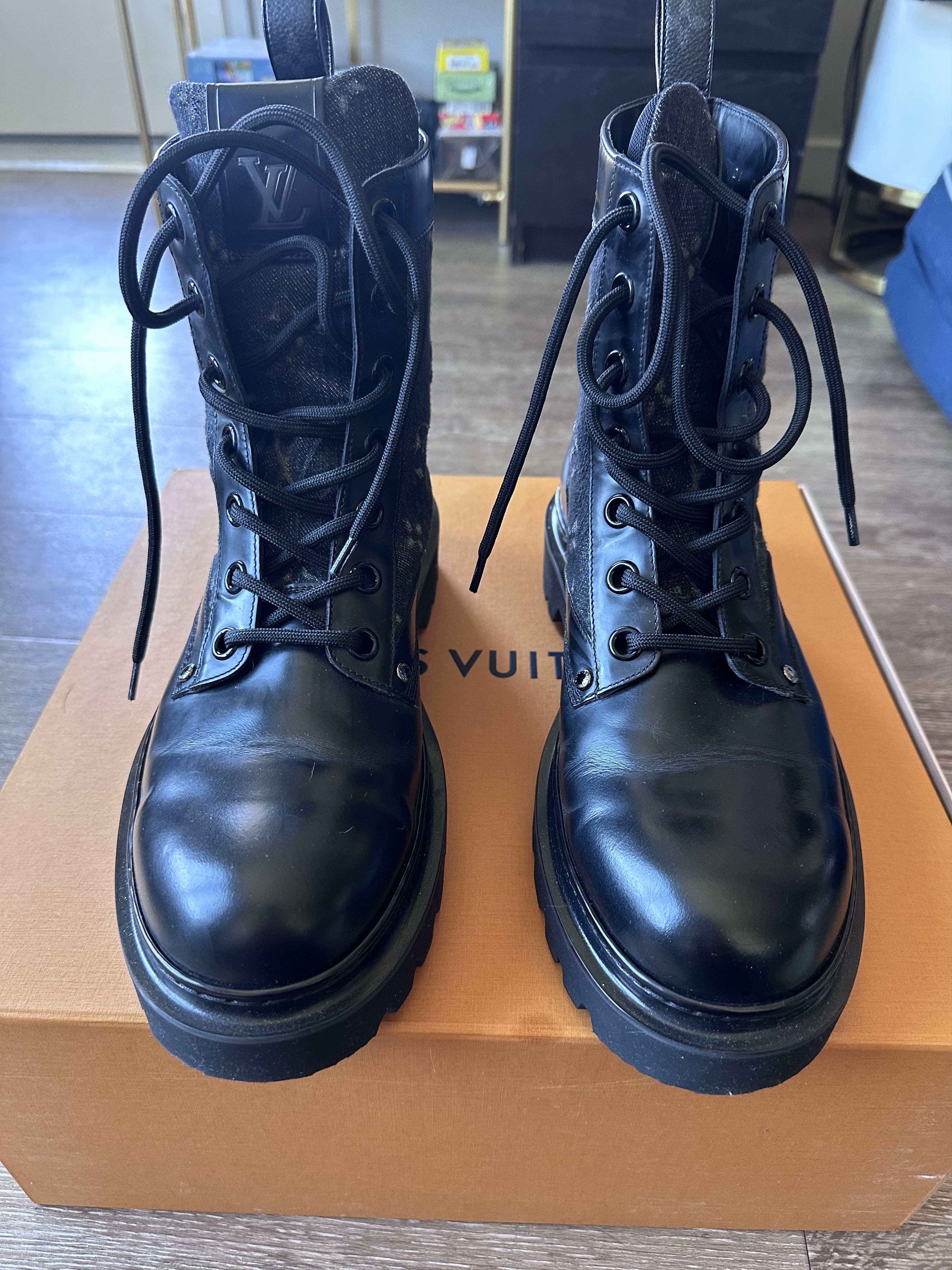Louis Vuitton Louis Vuitton Ranger ankle boot “Noir” Size US 10 / EU 43 - 3 Thumbnail