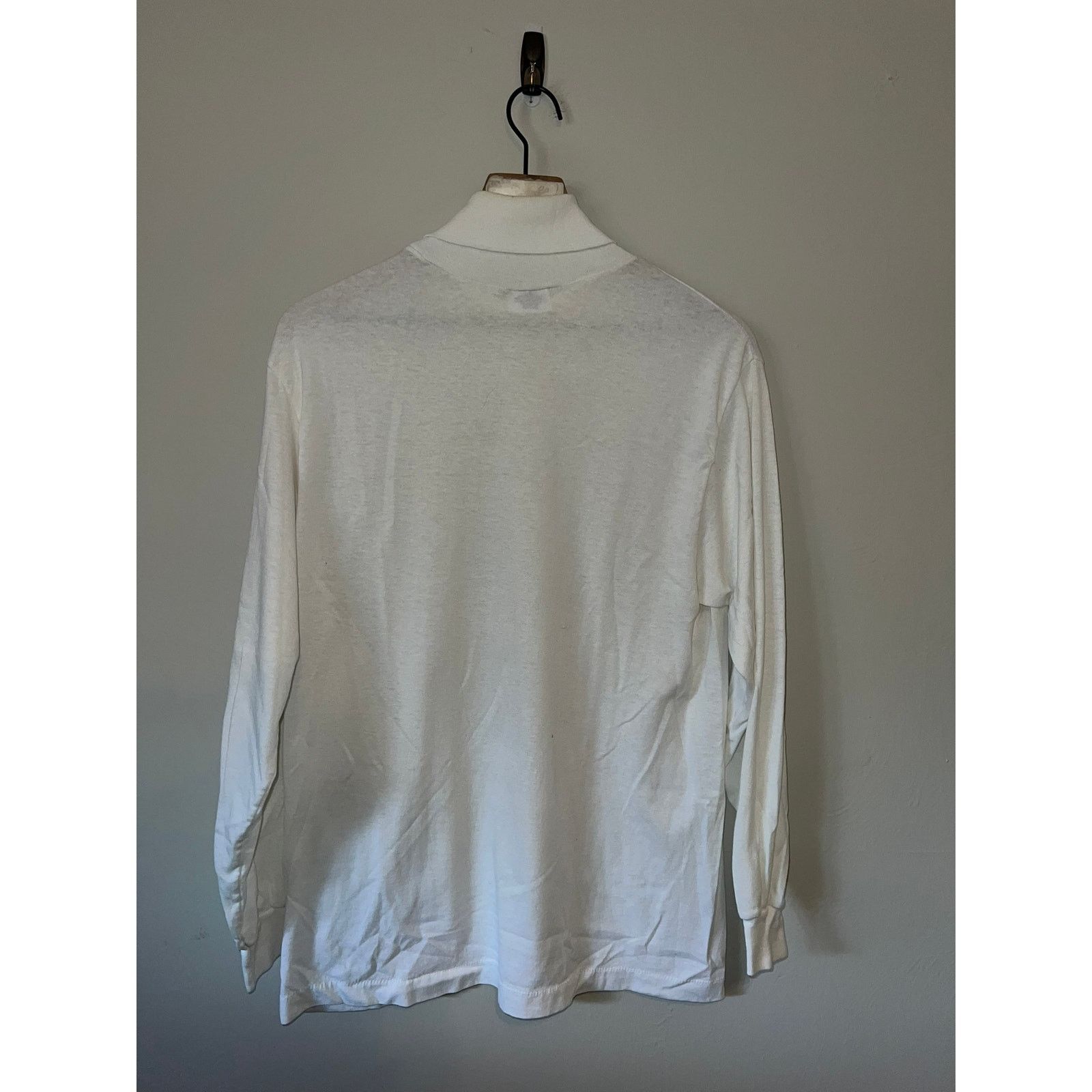 Vintage Vintage White Mockneck Shirt Sunbelt Sportswear Tee Large Size US L / EU 52-54 / 3 - 8 Thumbnail