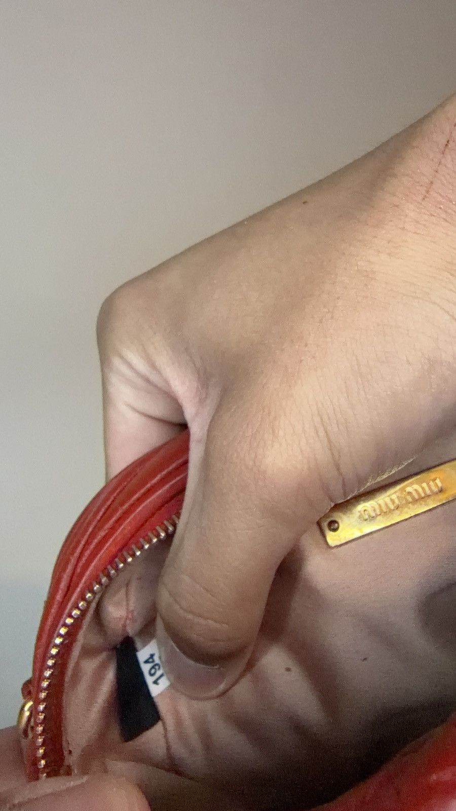 Miu Miu Miu Miu Red Matelasse Leather Belt Bag Size ONE SIZE - 8 Thumbnail