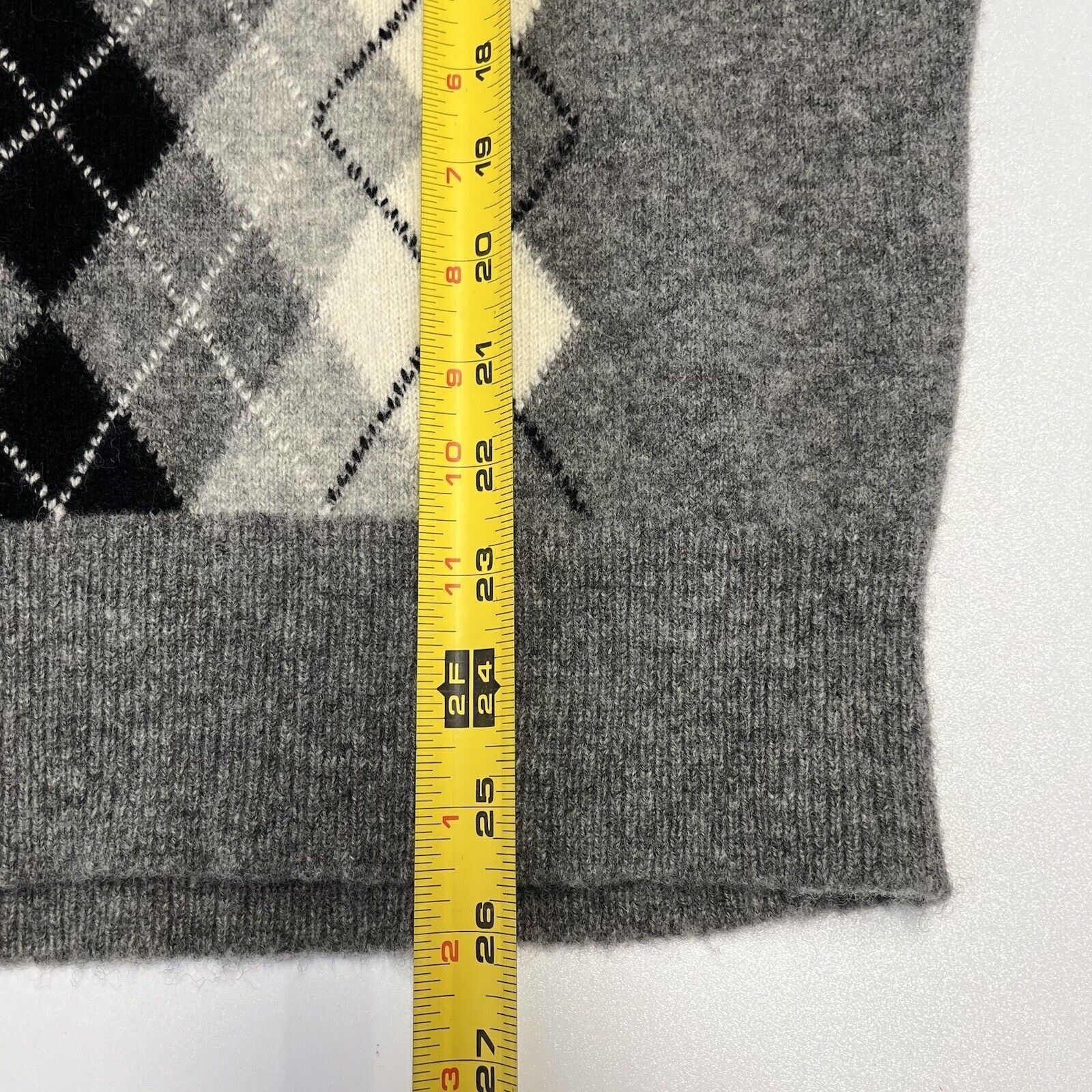 Pendleton Vintage Pendleton Wool Sweater Adult XL Argyle Pattern Gray Size US XL / EU 56 / 4 - 6 Thumbnail