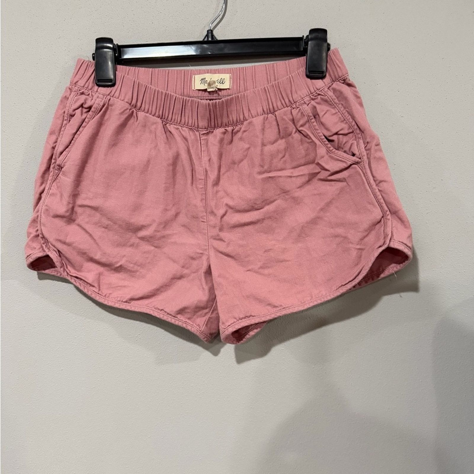 Madewell Madewell Pull-On Track Shorts in Dusty Rose - Size Small Size 28" / US 6 / IT 42 - 1 Thumbnail