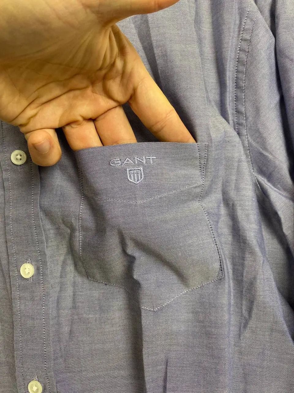 Gant Gant Oxford Navy Shirt Size XL Stunning Condition Size US XL / EU 56 / 4 - 3 Thumbnail