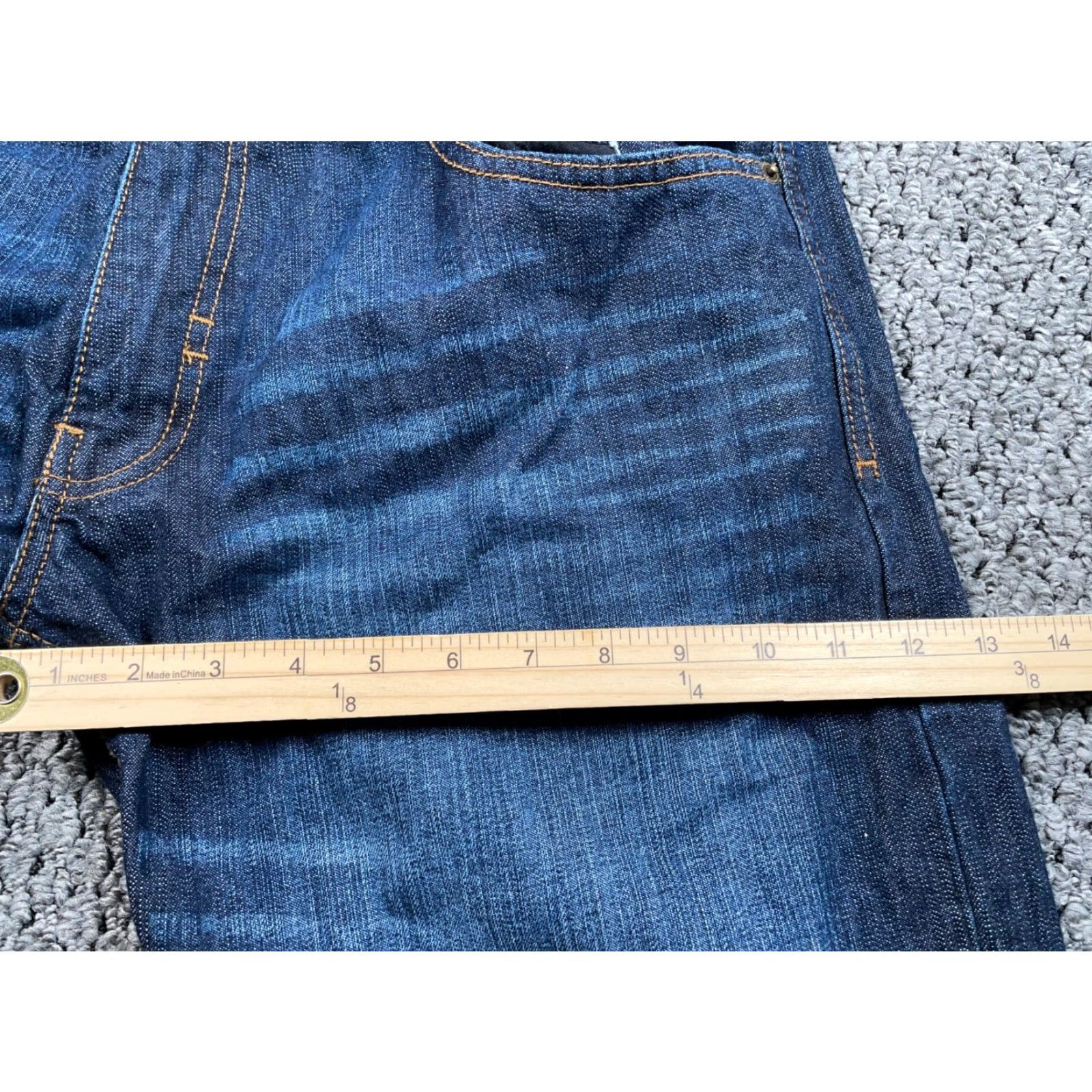 Rocawear VINTAGE Rocawear Straight Jeans Men 33 x 31 Dark Wash Hip Hop 90s Mens Jeans Regular Rise Mid Size US 33 - 7 Thumbnail