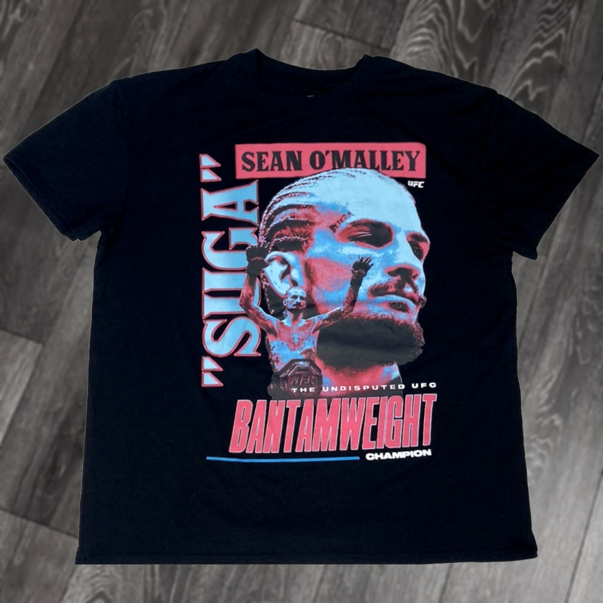 UFC UFC Sean Suga O'malley Bantamweight Champion Graphic T-shirt Men XL Black Size US XL / EU 56 / 4 - 1 Thumbnail