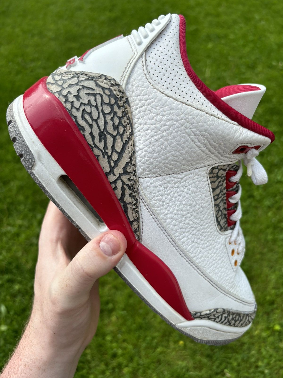 Jordan Brand Jordan 3 Retro Cardinal Red 2022 Size 10.5 Size US 10.5 / EU 43-44 - 1 Thumbnail