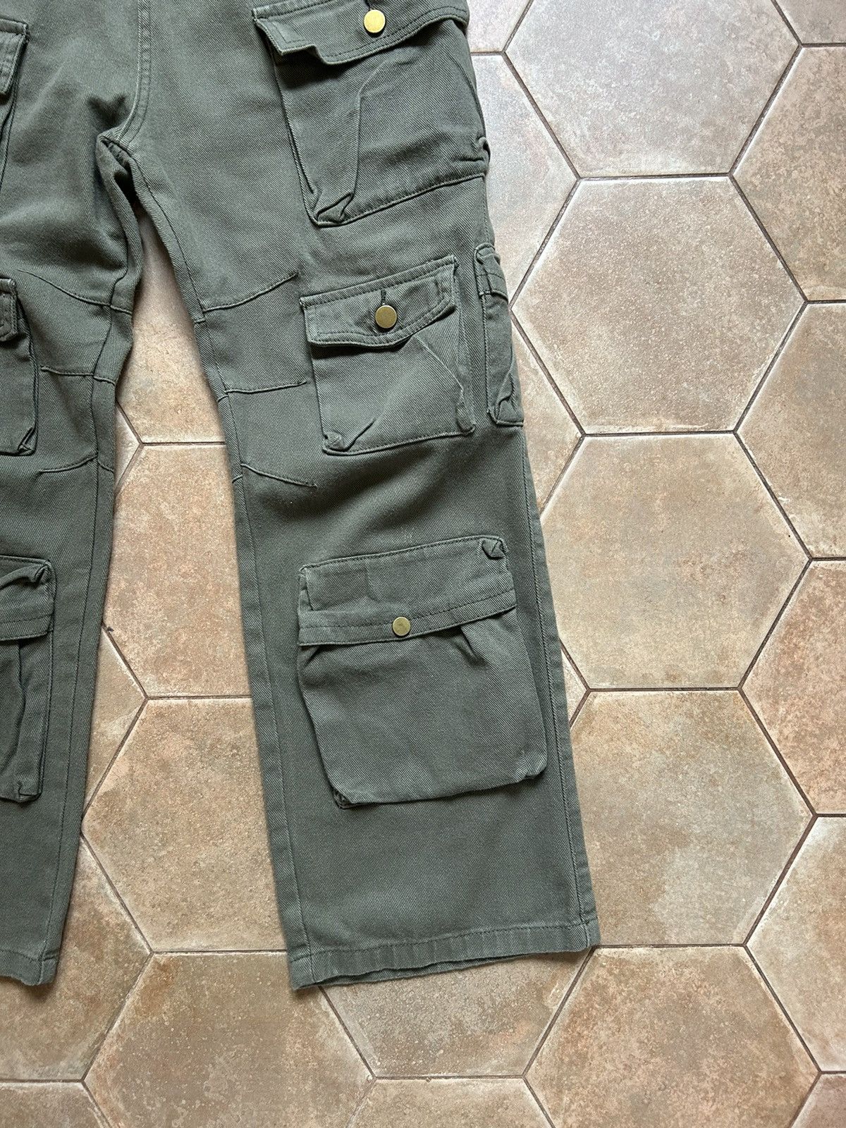 If Six Was Nine AVANT-GARDE RARE CARGO PANTS DRILL Y2K Size 28" / US 6 / IT 42 - 3 Thumbnail