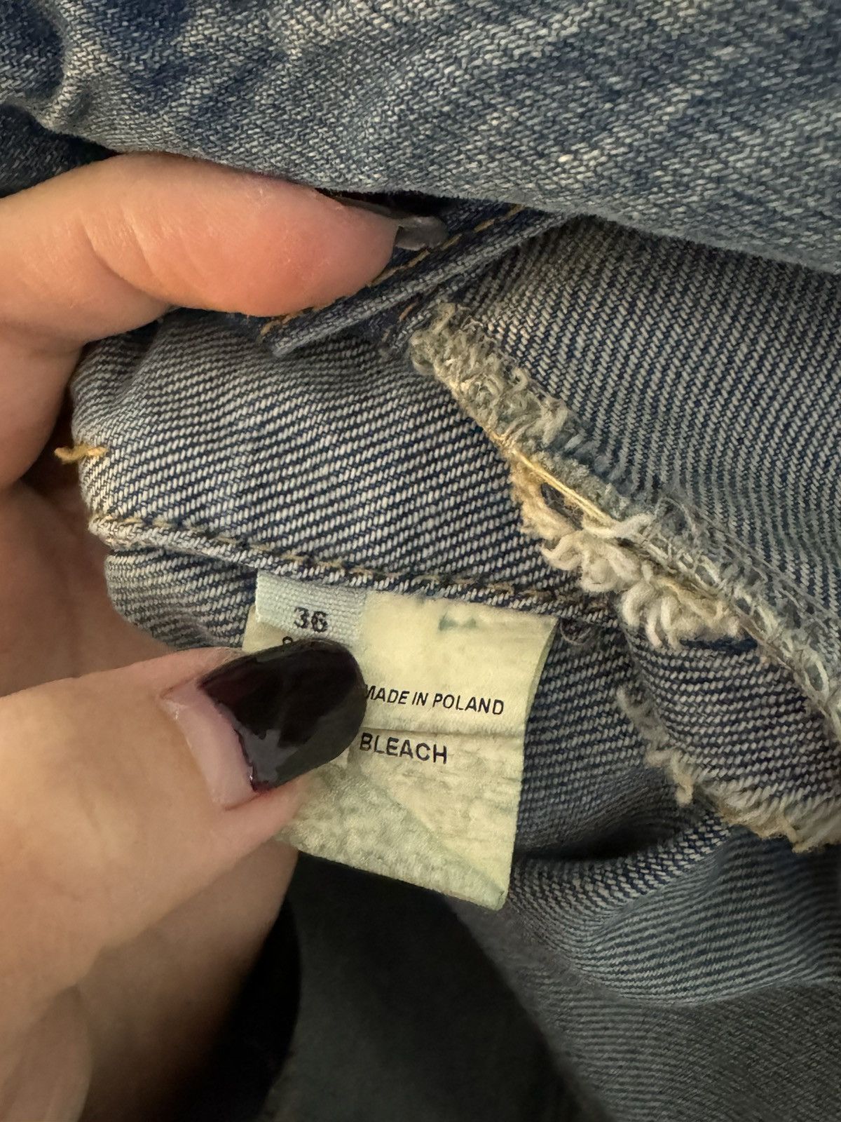 Ottolinger Ottolinger burnt denim jacket Size S / US 4 / IT 40 - 5 Thumbnail