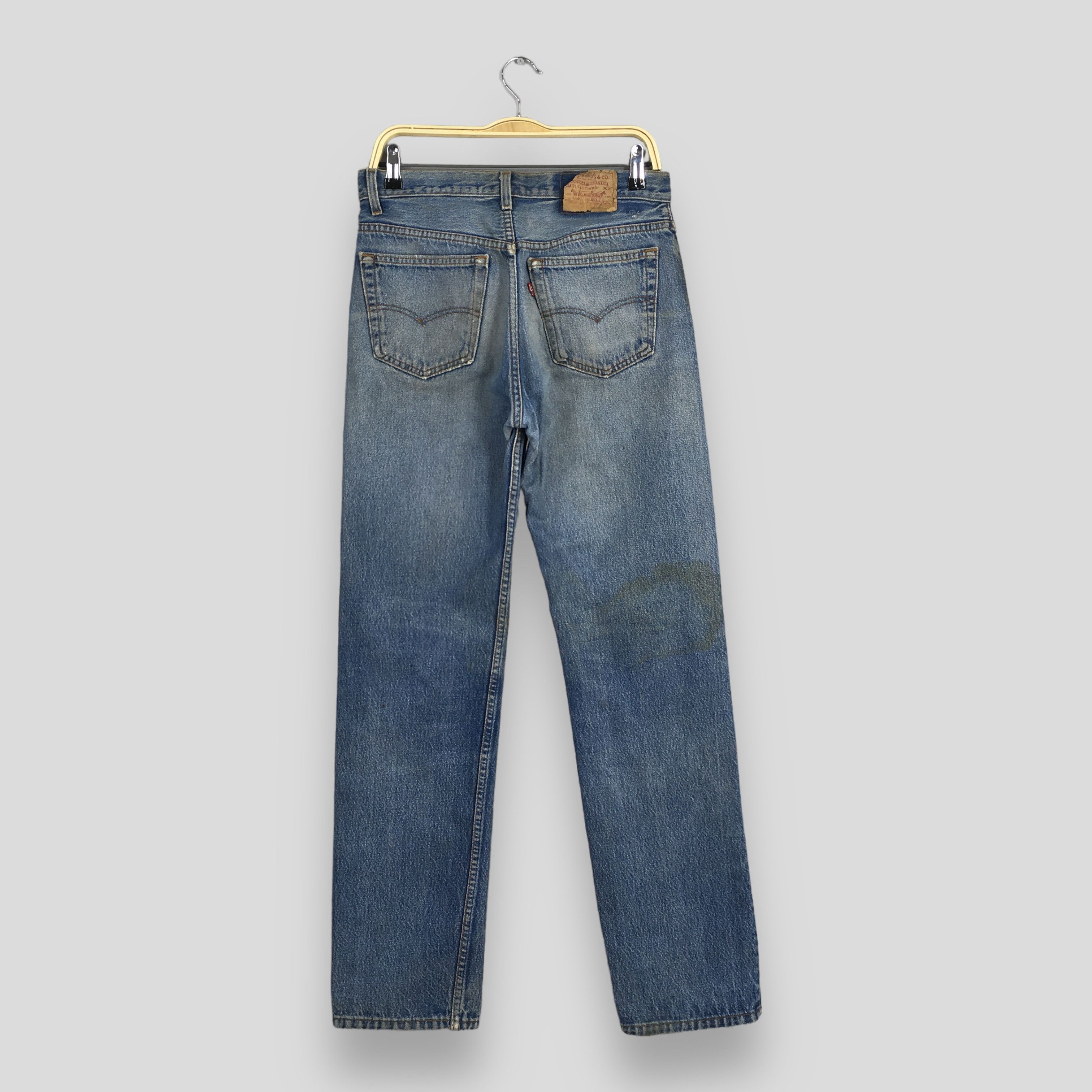 Levi's Size 29x31 Vintage 90's Levi's 501 High Rise Jeans S1748 Size 29" - 8 Thumbnail