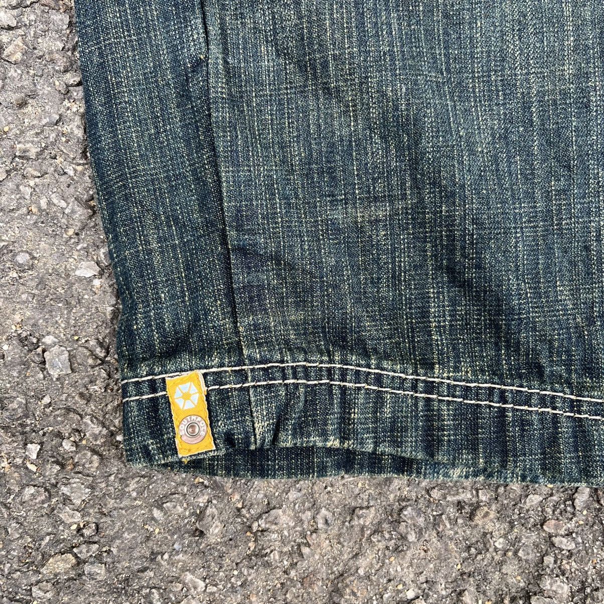 Southpole Crazy‼️Y2K Southpole Faded Denim Baggy Jeans Skater Dogtown Size US 42 / EU 58 - 3 Thumbnail