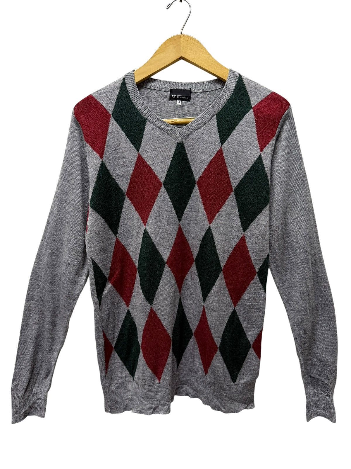 Aran Isles Knitwear Vintage The Shop Tkmixpice V-neck Knitwear Sweater Jumper Size US M / EU 48-50 / 2 - 1 Thumbnail
