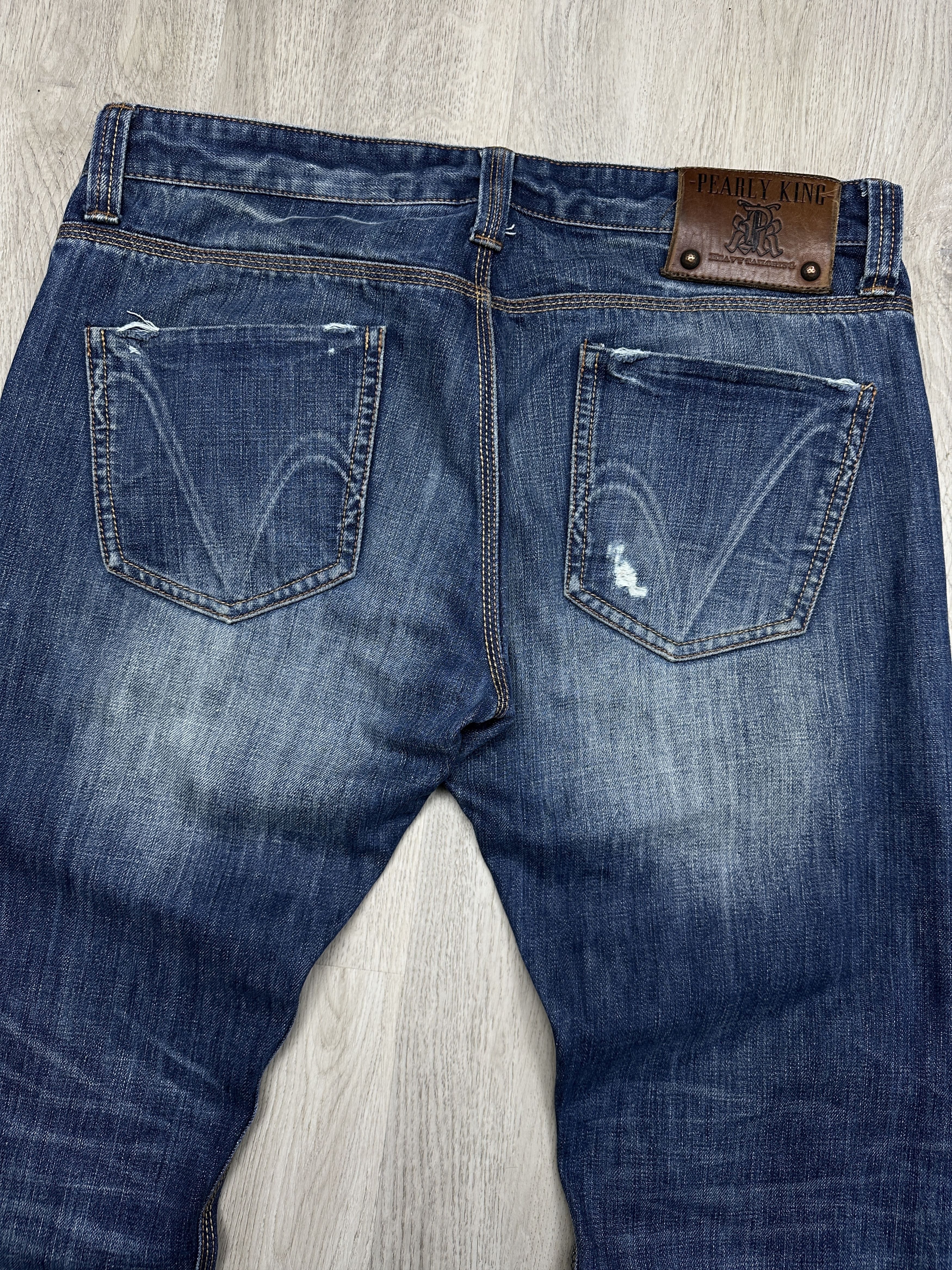 Salvage Pearly King Mens Salvage Denim Pants Jeans Size US 38 / EU 54 - 2 Thumbnail
