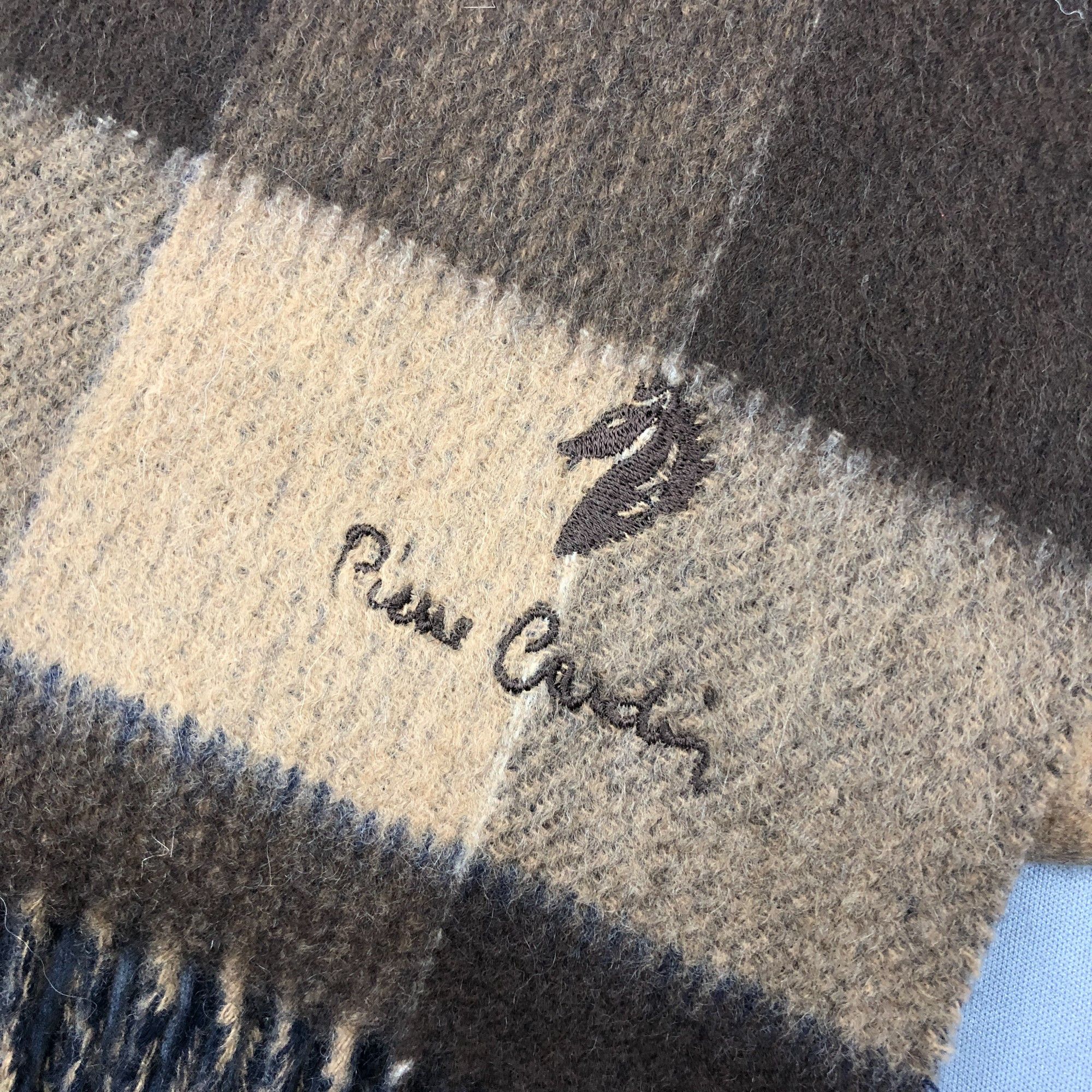 Pierre Cardin Vintage Pierre Cardin Scarf Muffler Wool Plaid Scarves Size ONE SIZE - 4 Thumbnail