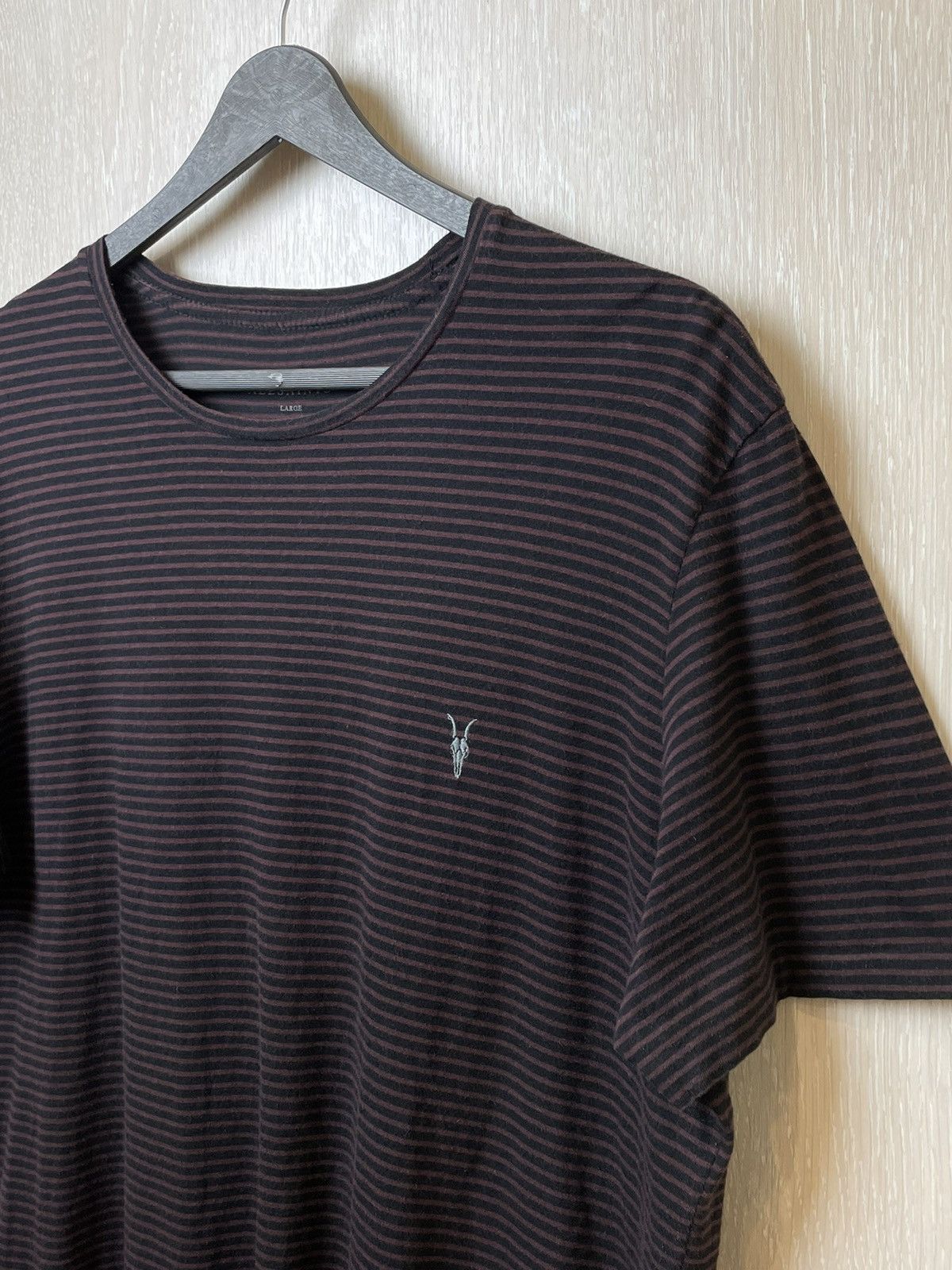 Allsaints × Vintage Vintage Allsaints Stripe T-Shirt Size US L / EU 52-54 / 3 - 2 Thumbnail