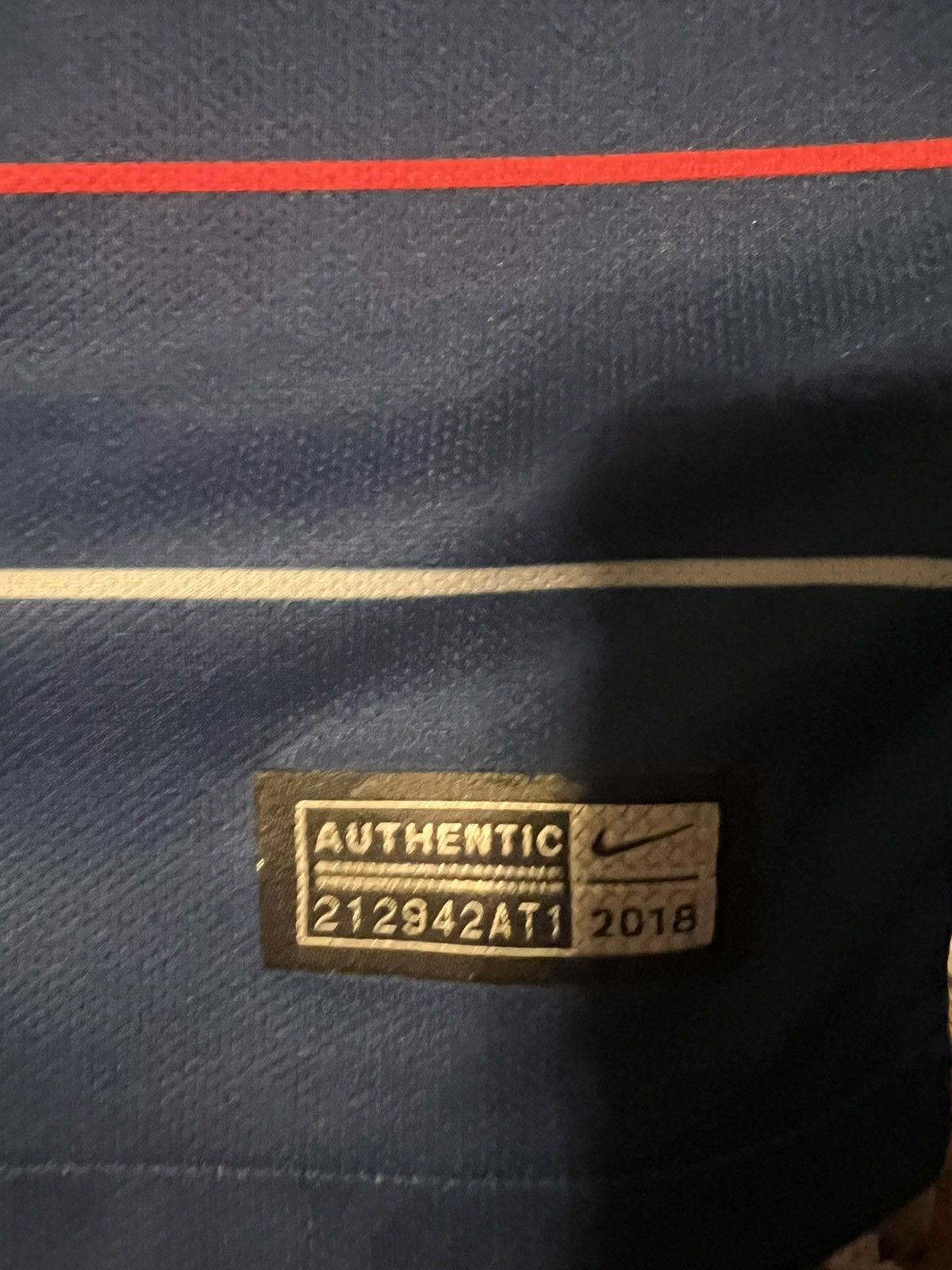 Nike Nike Chelsea 2018 Authentic Blue Jersey Sz L Size US L / EU 52-54 / 3 - 4 Thumbnail