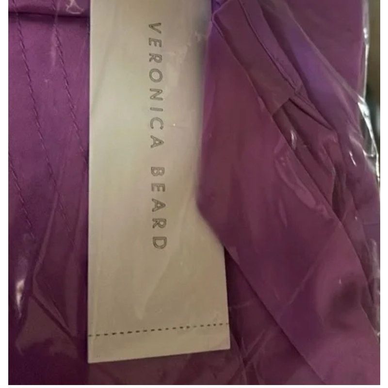 Veronica Beard Veronica Beard Beilla Ruffle A Line Dress Vivid Orchid Size M / US 6-8 / IT 42-44 - 8 Thumbnail