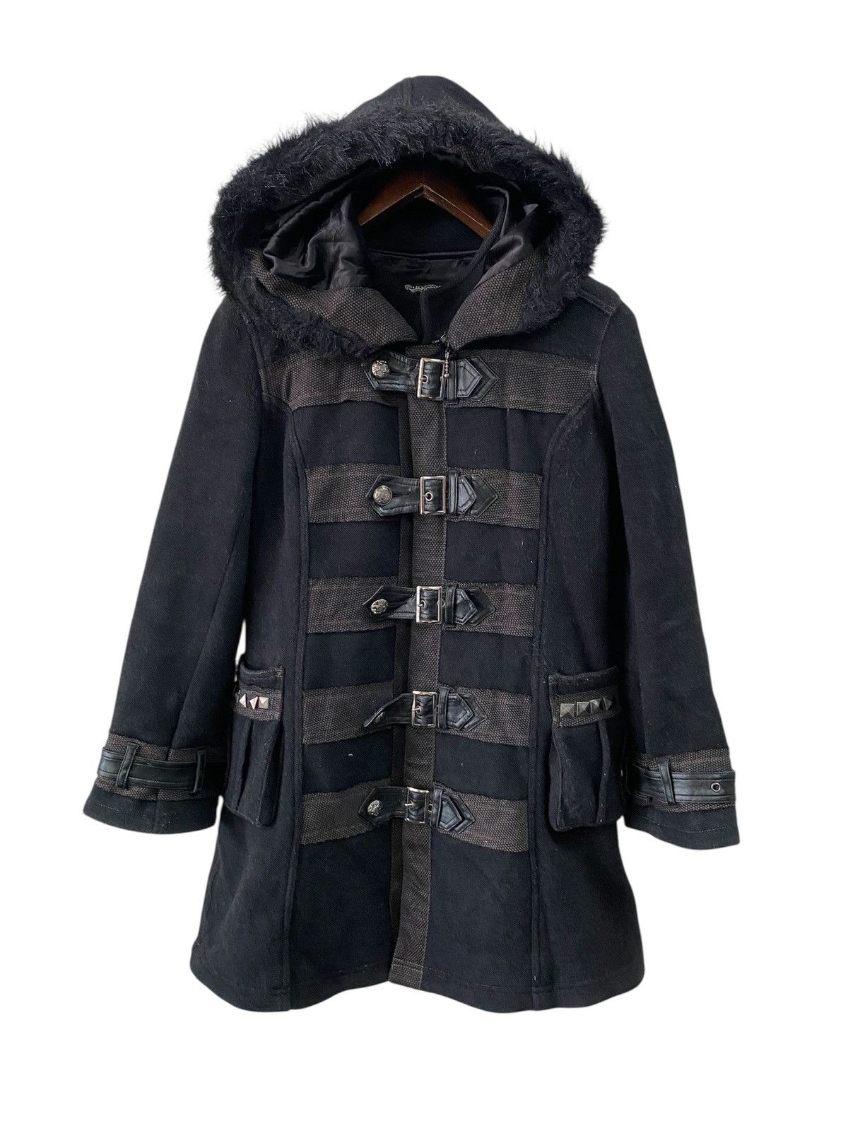 If Six Was Nine Japanese Brands Algon Quins Punk Hooded Jacket Size US M / EU 48-50 / 2 - 3 Thumbnail