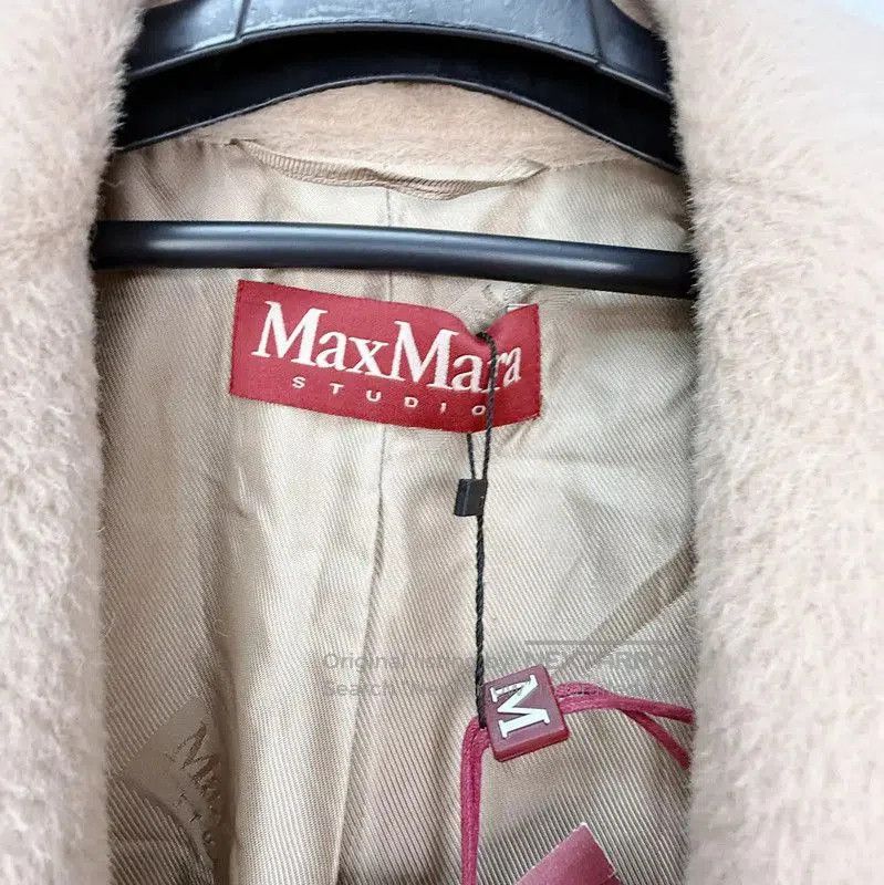 Max Mara MaxMara Khaki Alpaca Wool Women's Coat . Size S / US 4 / IT 40 - 3 Thumbnail