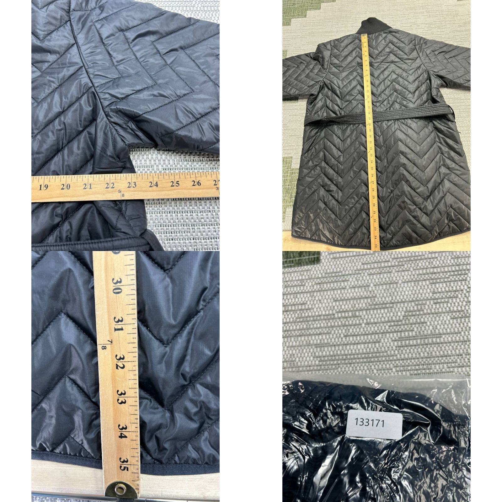 Athleta Athleta Jacket Womens 1X Black Quilted Zip Full Zip Athleisure Jacket - Black Size XL / US 12-14 / IT 48-50 - 8 Thumbnail