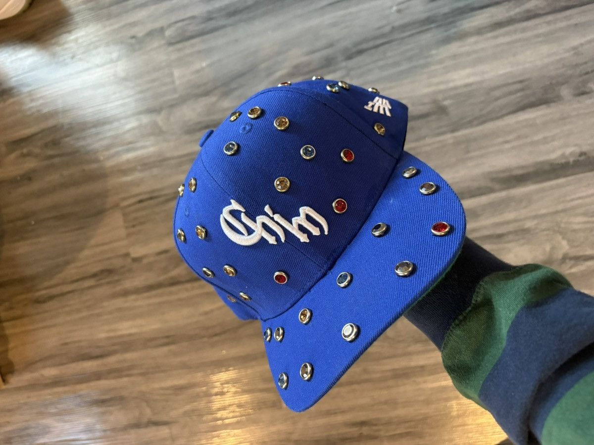 HMDD HMDDLA Blue Rhinestone Hat O/S used lightly Size ONE SIZE - 1 Thumbnail