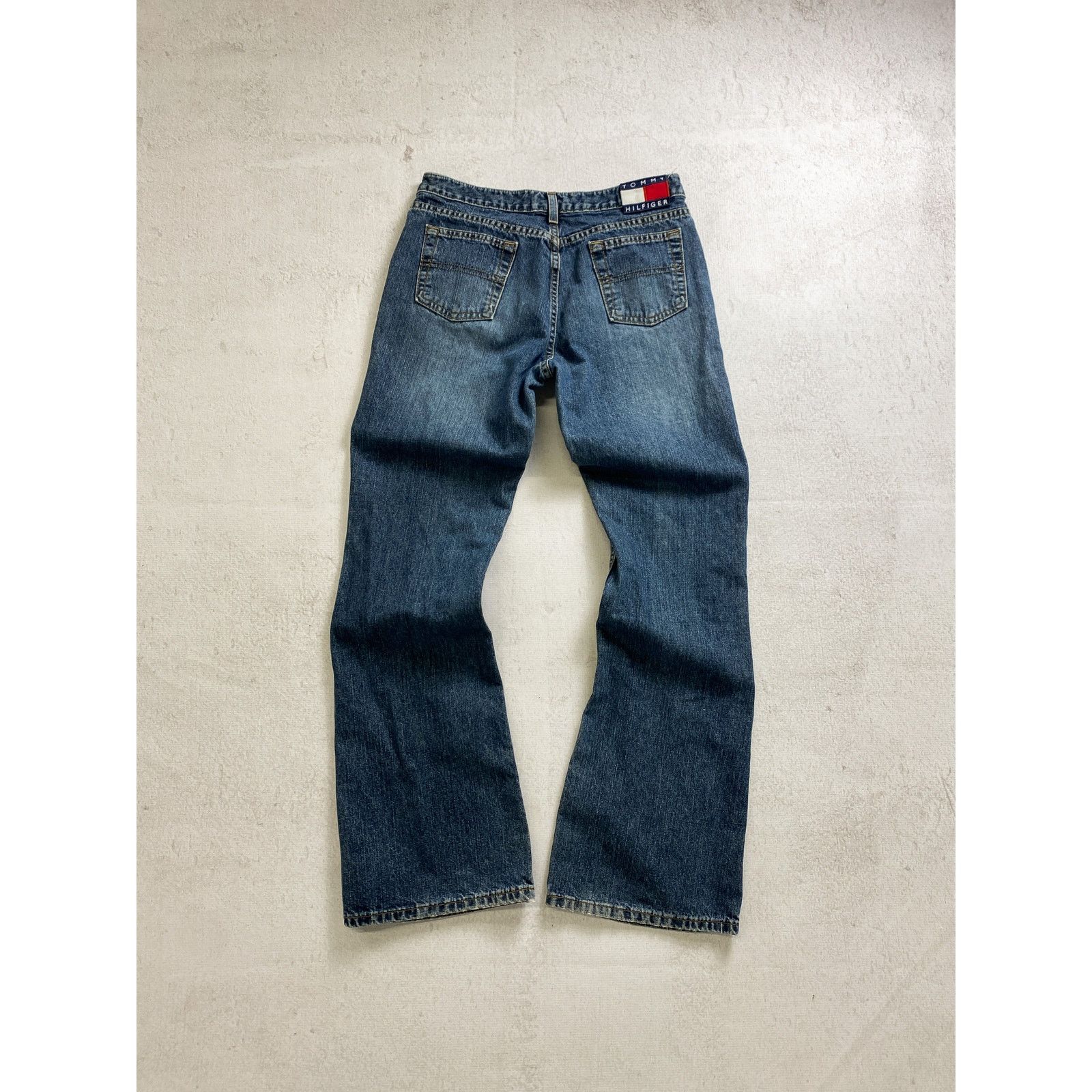Tommy Hilfiger Vintage 90s Tommy Hilfiger Flare Jeans - Women's 30x31 Size 30" / US 8 / IT 44 - 2 Thumbnail