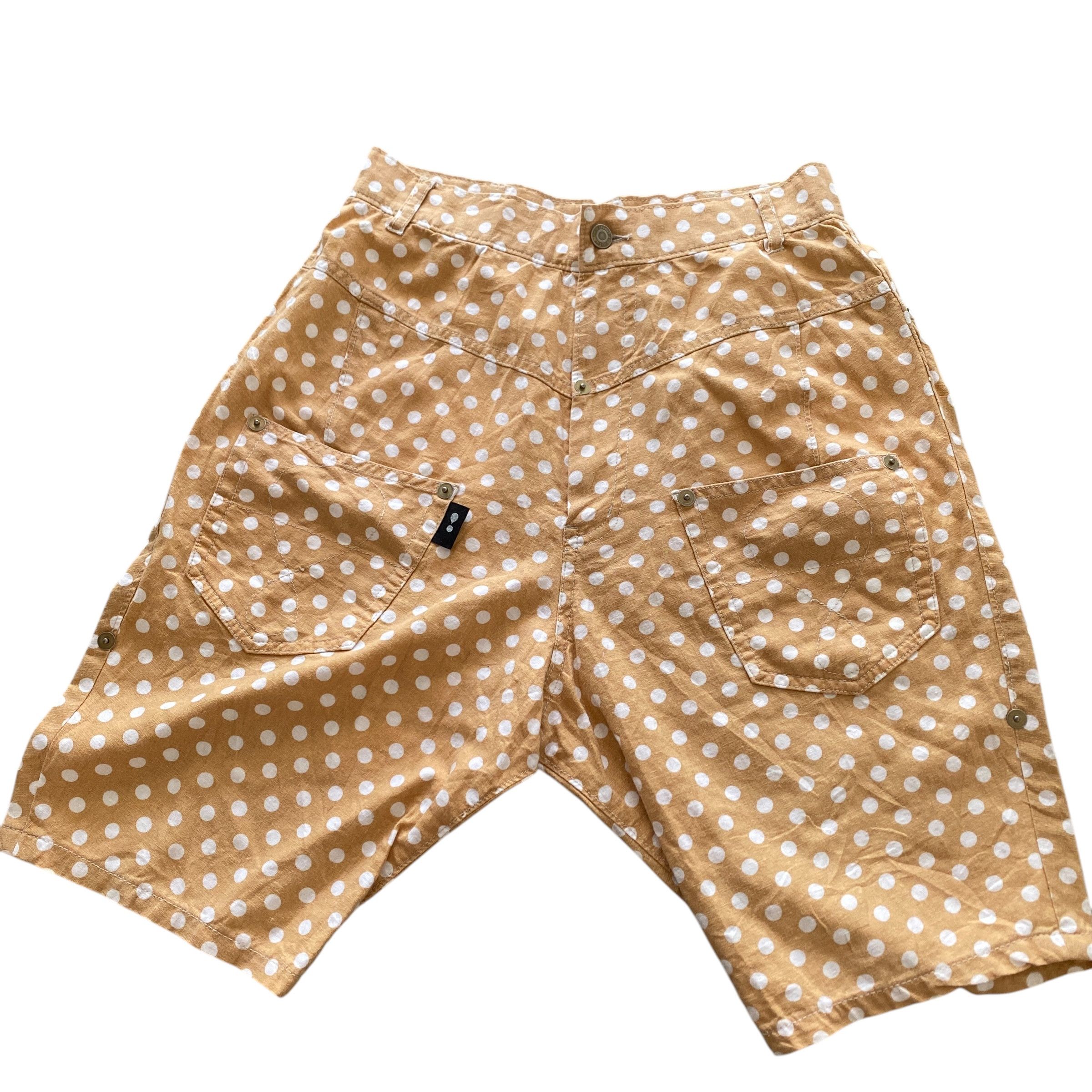 Issey Miyake × mercibeaucoup Vintage Mercibeaucoup by Issey Miyake Polkadot Shorts Size 30" / US 8 / IT 44 - 4 Thumbnail