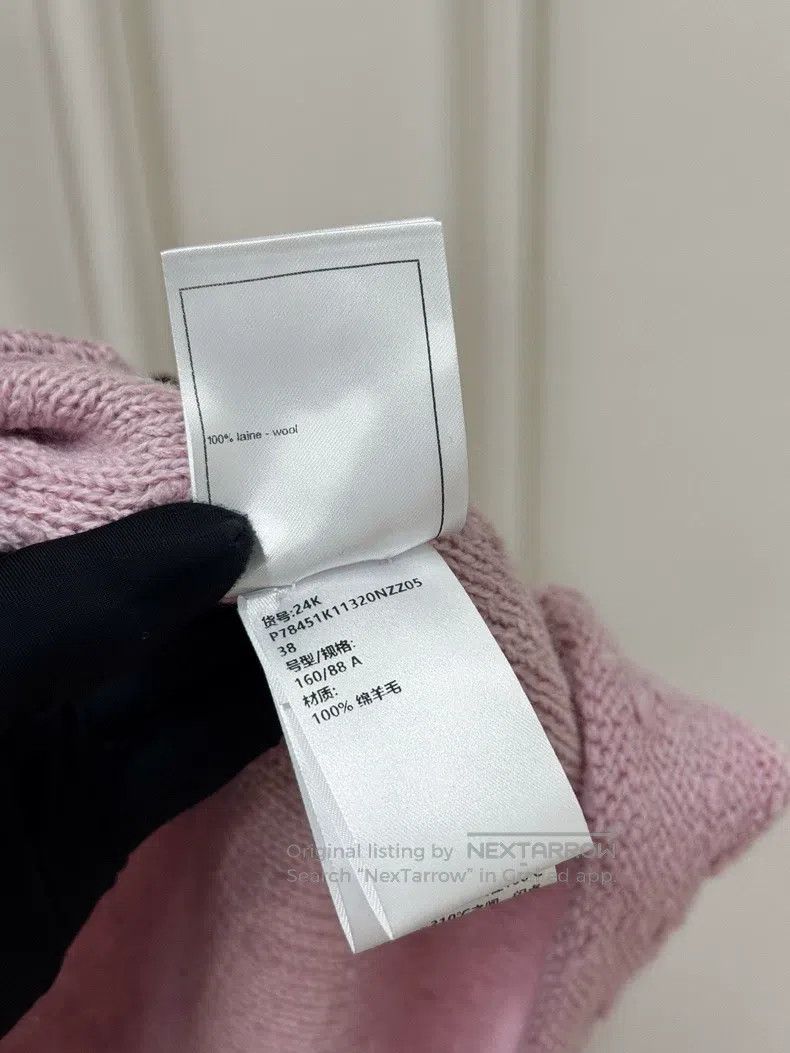 Chanel Chanel Pink and black knitted vest Size XS / US 0-2 / IT 36-38 - 6 Thumbnail