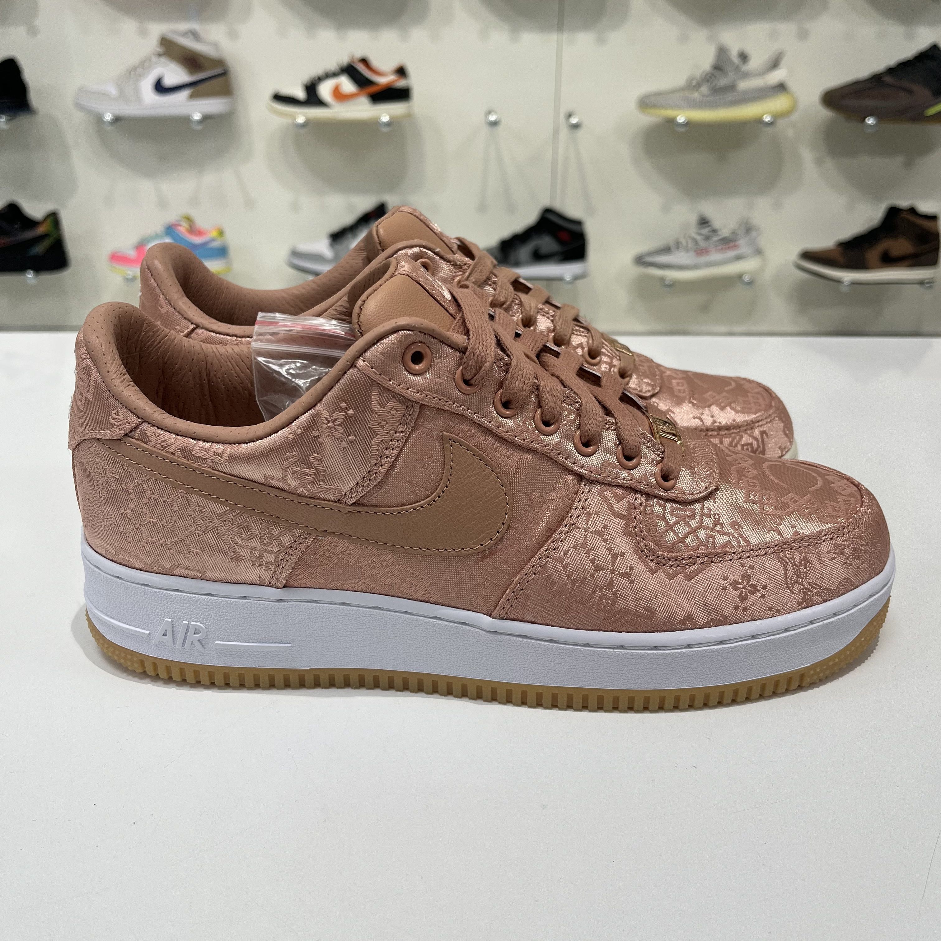 Nike Nike Air Force 1 Low Clot Rose Gold Silk (Regular Box) Size US 9.5 / EU 42-43 - 4 Thumbnail