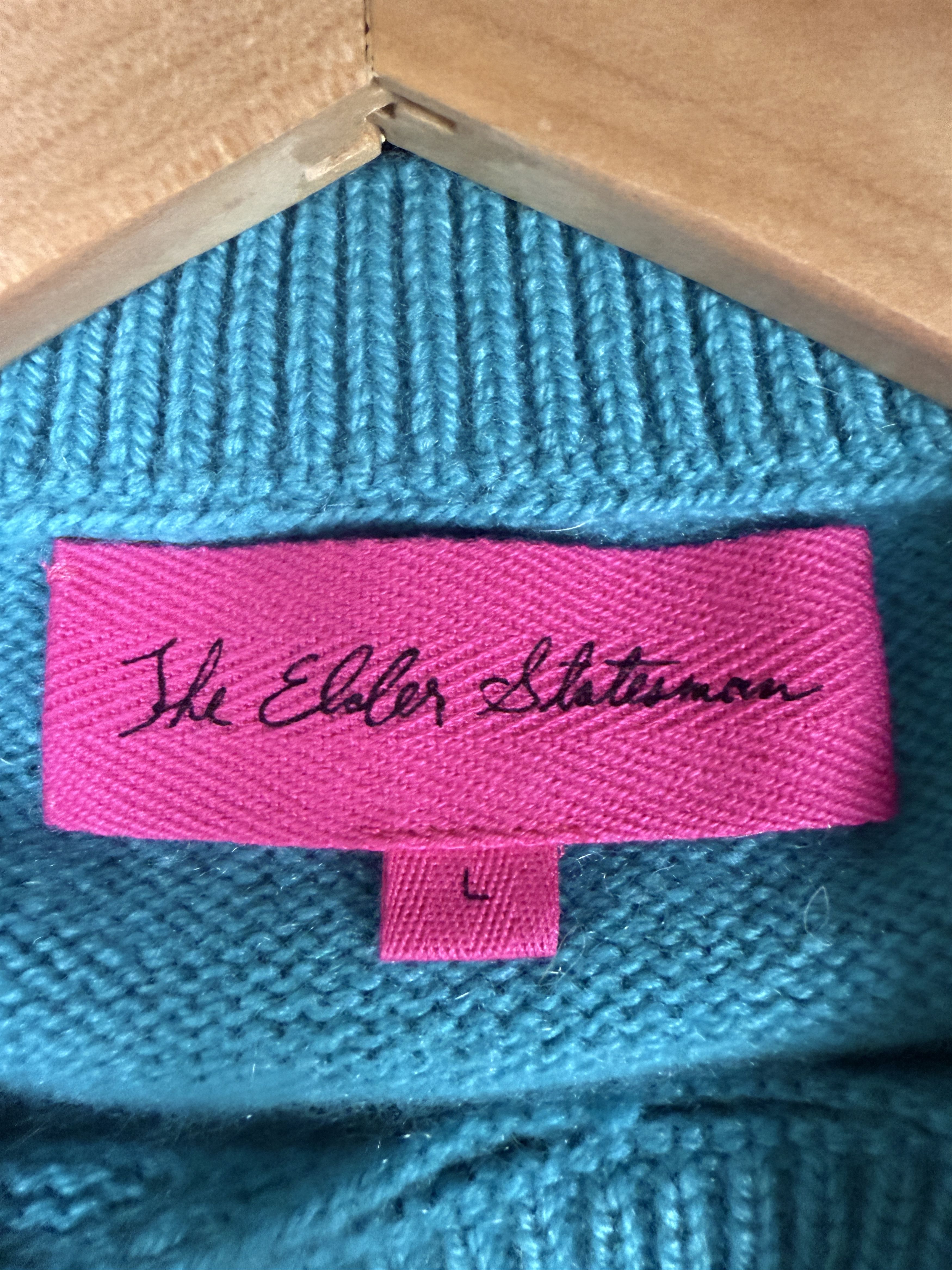 The Elder Statesman $1195 The Elder Statesman Cashmere Simple Crew Size US L / EU 52-54 / 3 - 3 Thumbnail