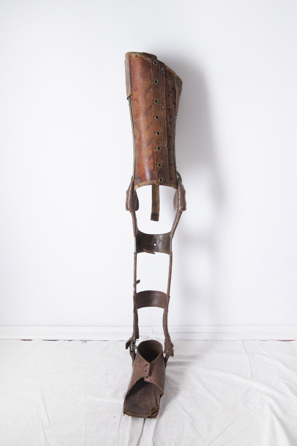 Vintage Antique early XXth leg brace Size US 30 / EU 46 - 4 Thumbnail