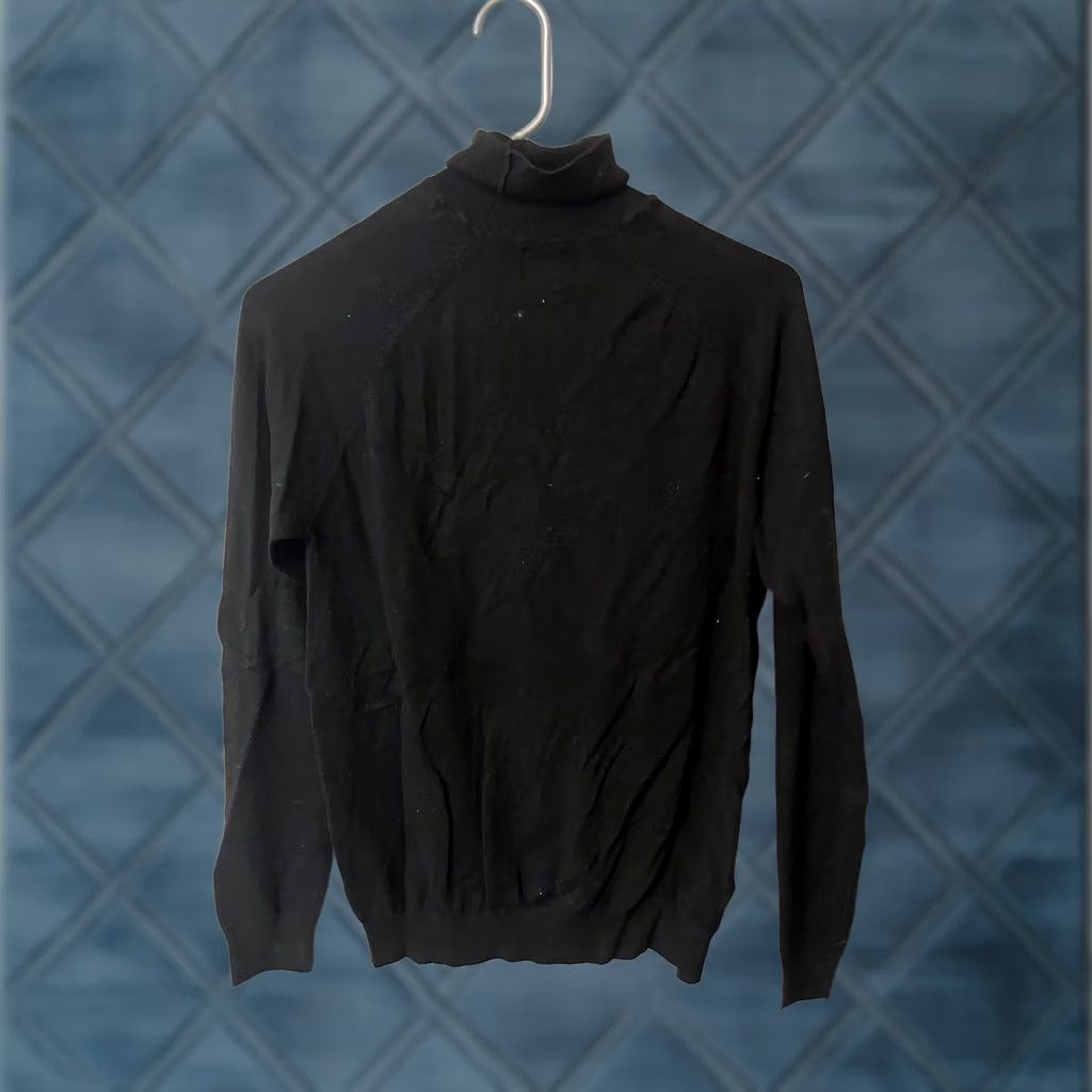 Zara Zara Sweater knit Women’s Small Black Solid turtleneck top Size S / US 4 / IT 40 - 1 Thumbnail
