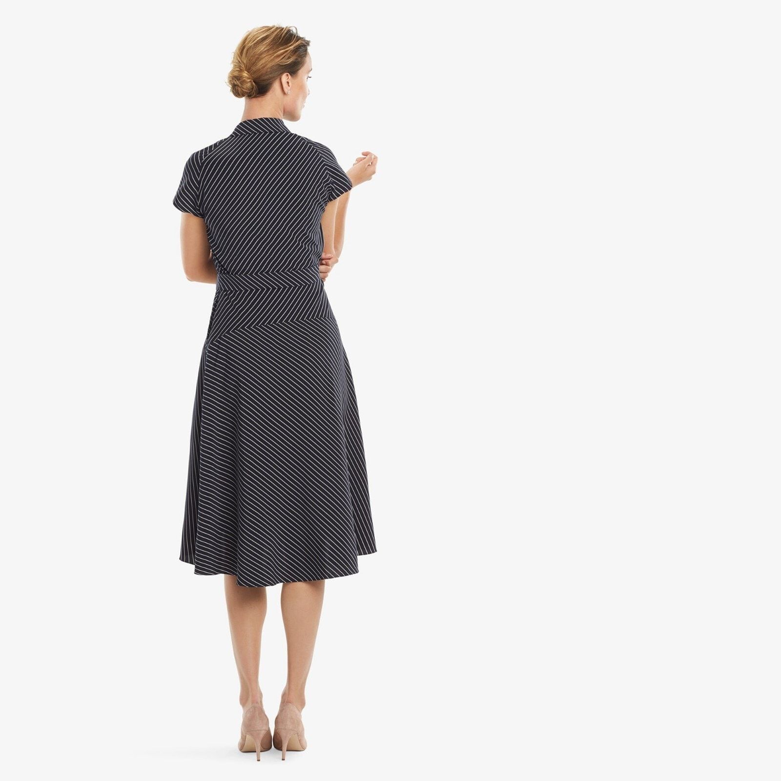 Other MM.LAFLEUR Women The Aurelia Navy Ivory Size 1X A001271 Size XXL / US 16-18 / IT 52-54 - 2 Thumbnail