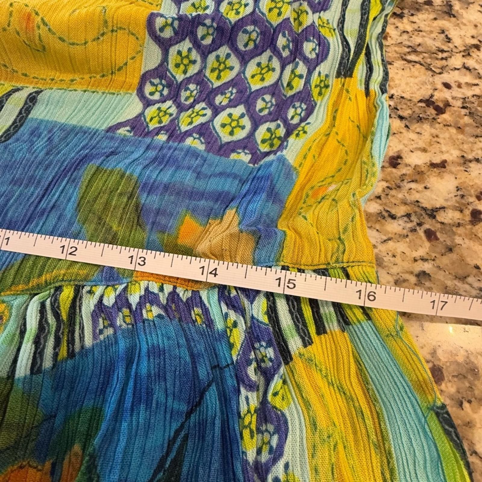 New Balance Bila boho floral patchwork maxi sundress pockets SZ SM Size S / US 4 / IT 40 - 11 Thumbnail