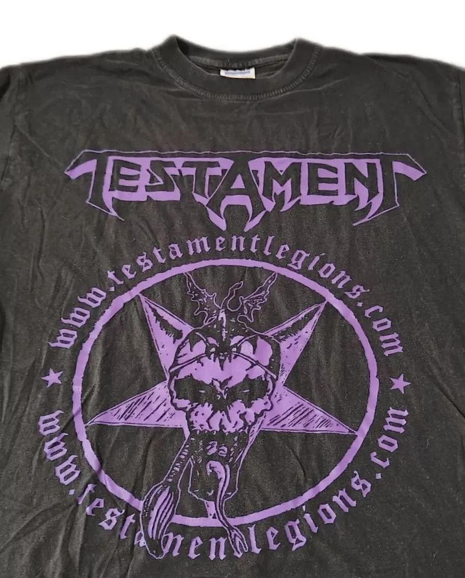 Band Tees × Vintage TESTAMENT 1999 Vintage T-Shirt L - The Gathering Legions Size US L / EU 52-54 / 3 - 5 Thumbnail