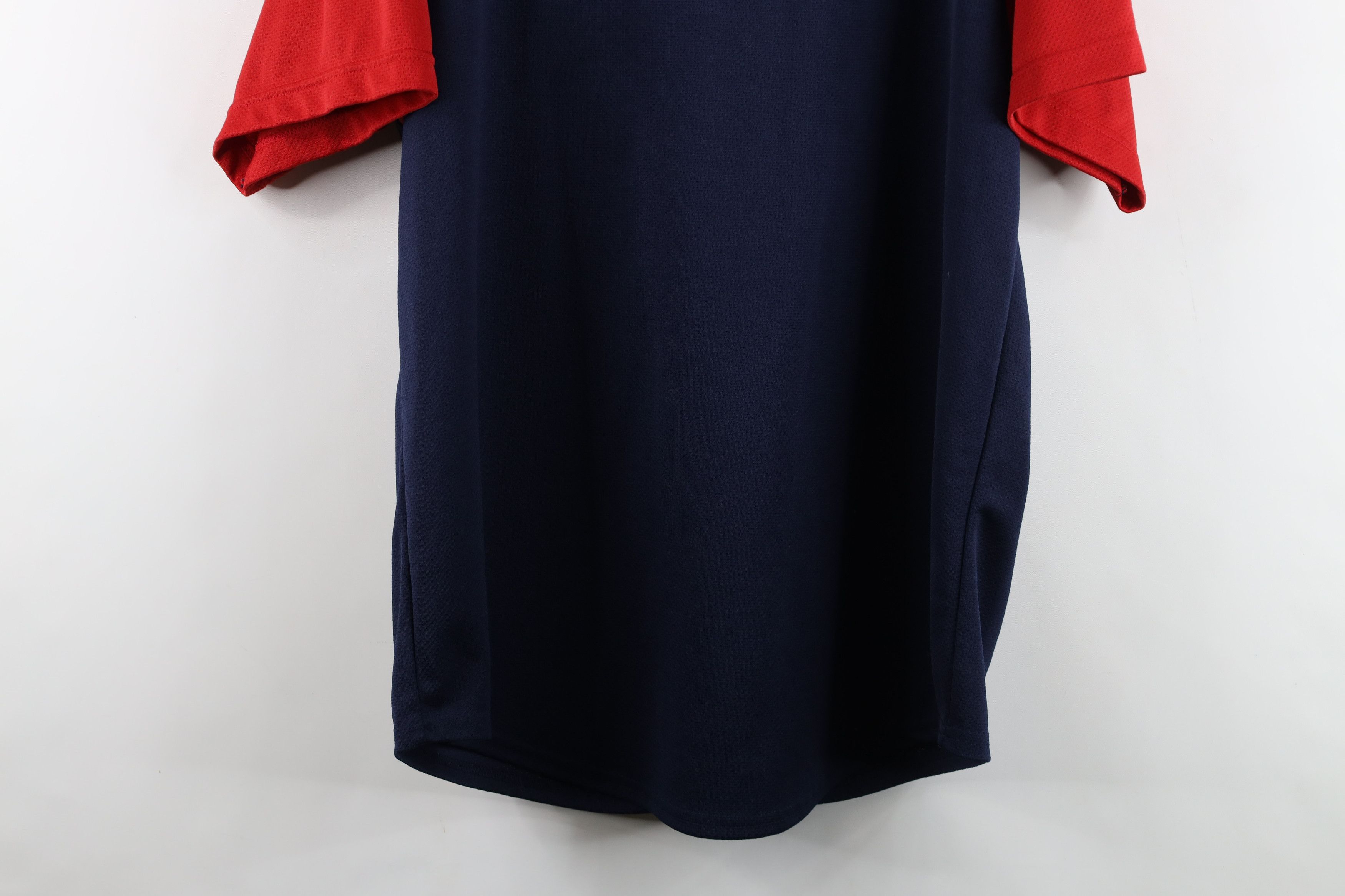 Majestic Vintage Majestic Cleveland Indians Baseball Jersey Blue Red Size US XL / EU 56 / 4 - 12 Thumbnail